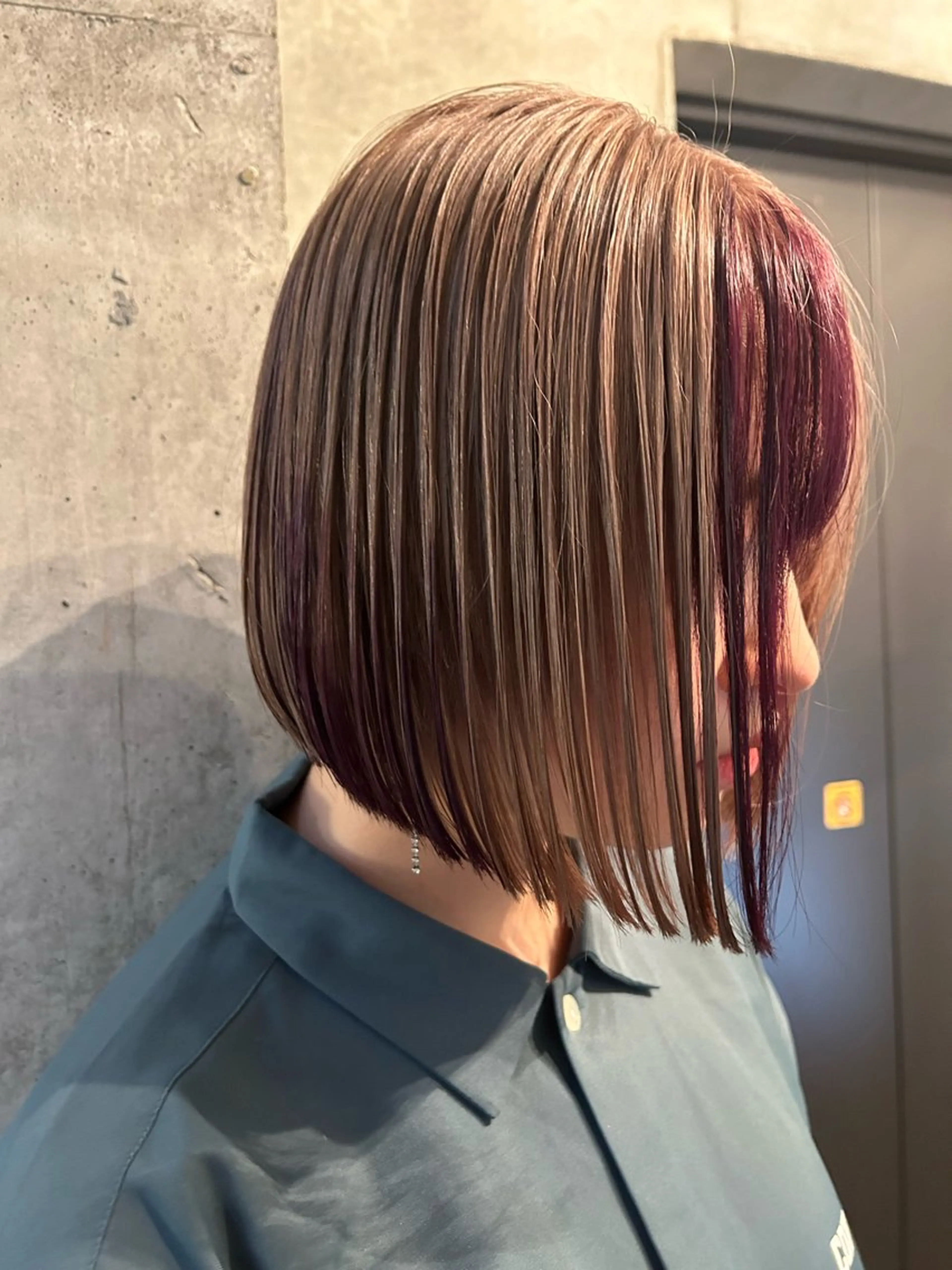 ミディアム カラー カット ヘアカラー トリートメント 🎨デザイン🥇 美髪・艶髪　日暮千敬のヘアスタイル