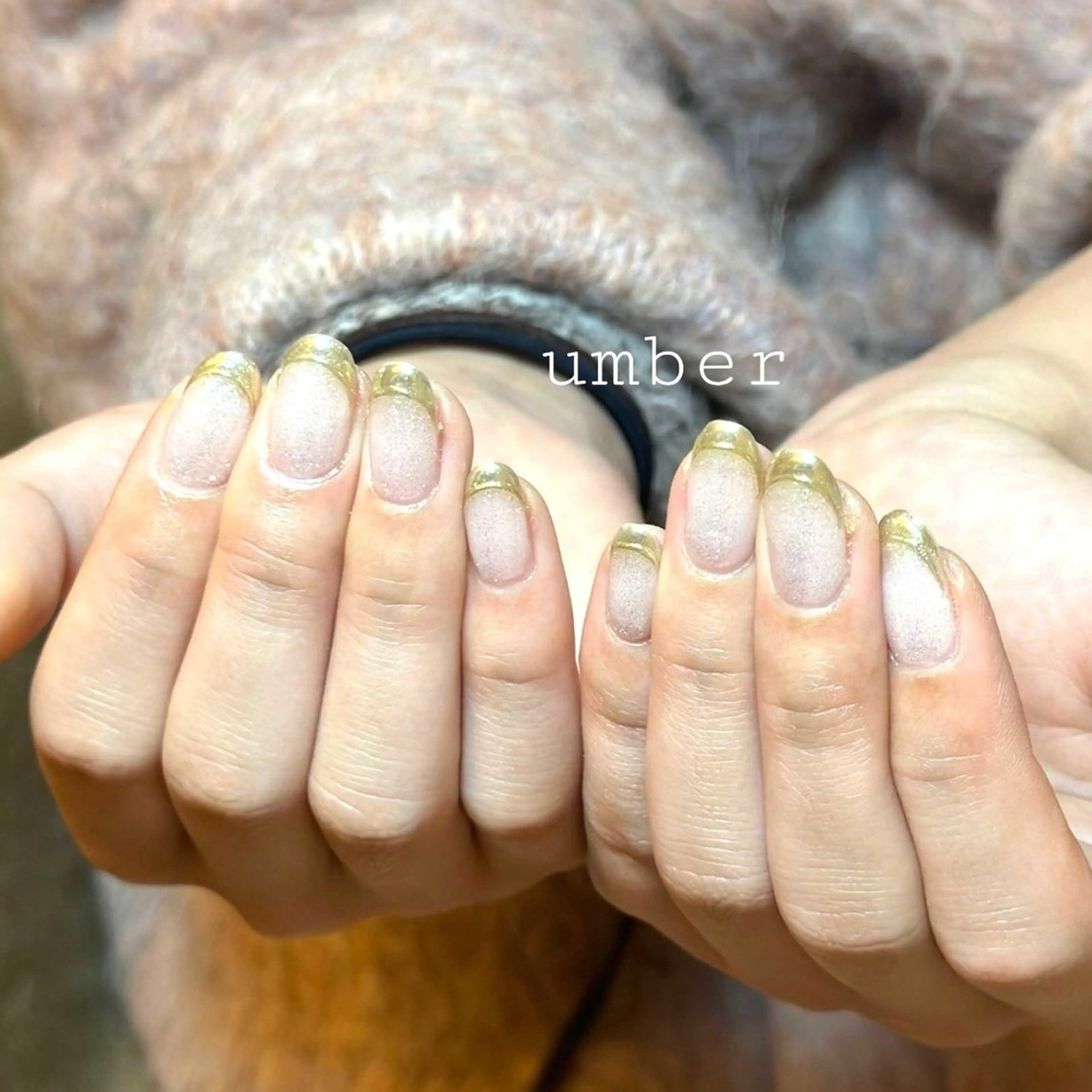 ネイル ハンドネイル umber 三茶1分のネイルデザイン