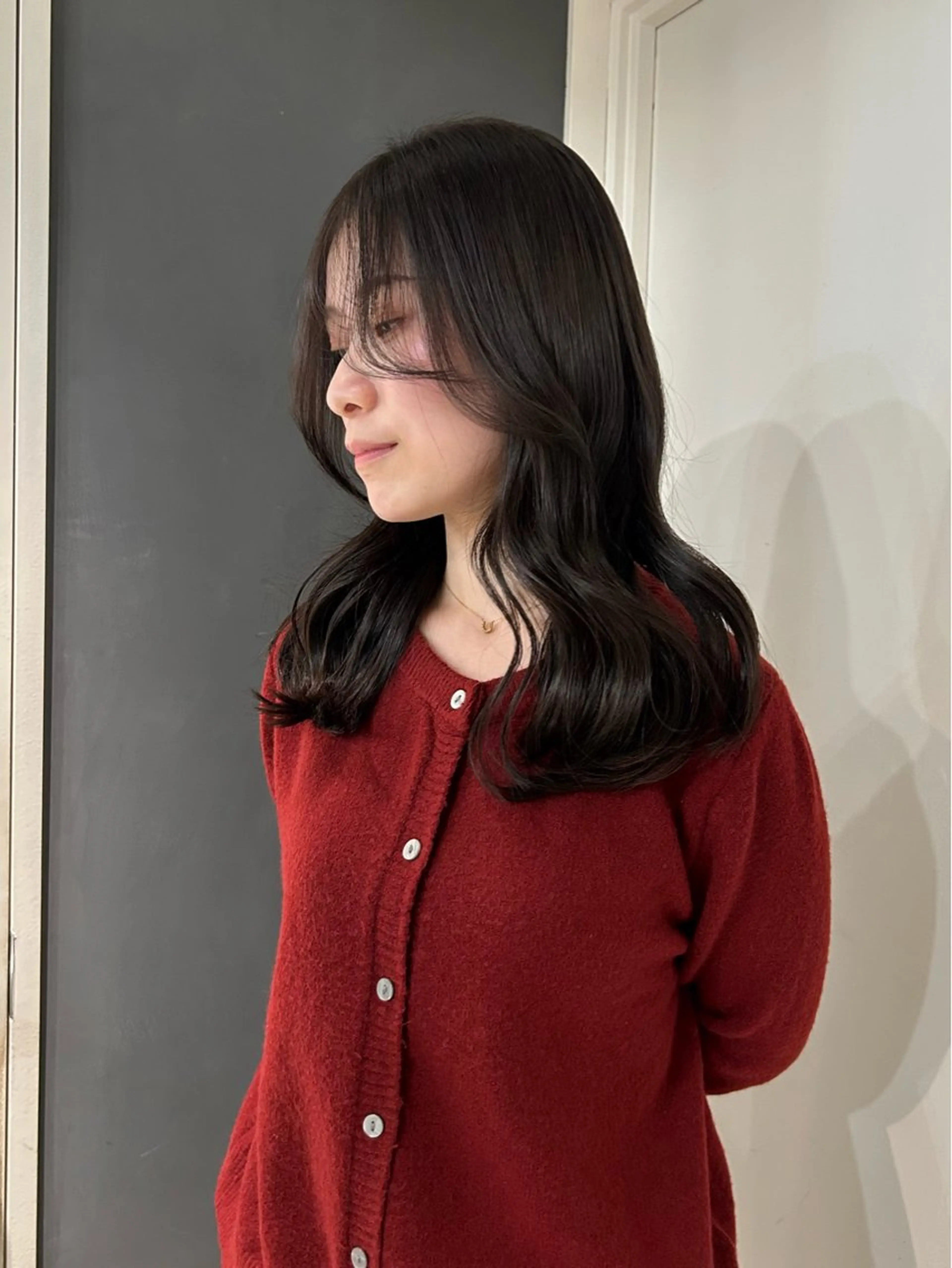 ミディアム カット ヘアカラー トリートメント cien 【堀江】 eriのヘアスタイル