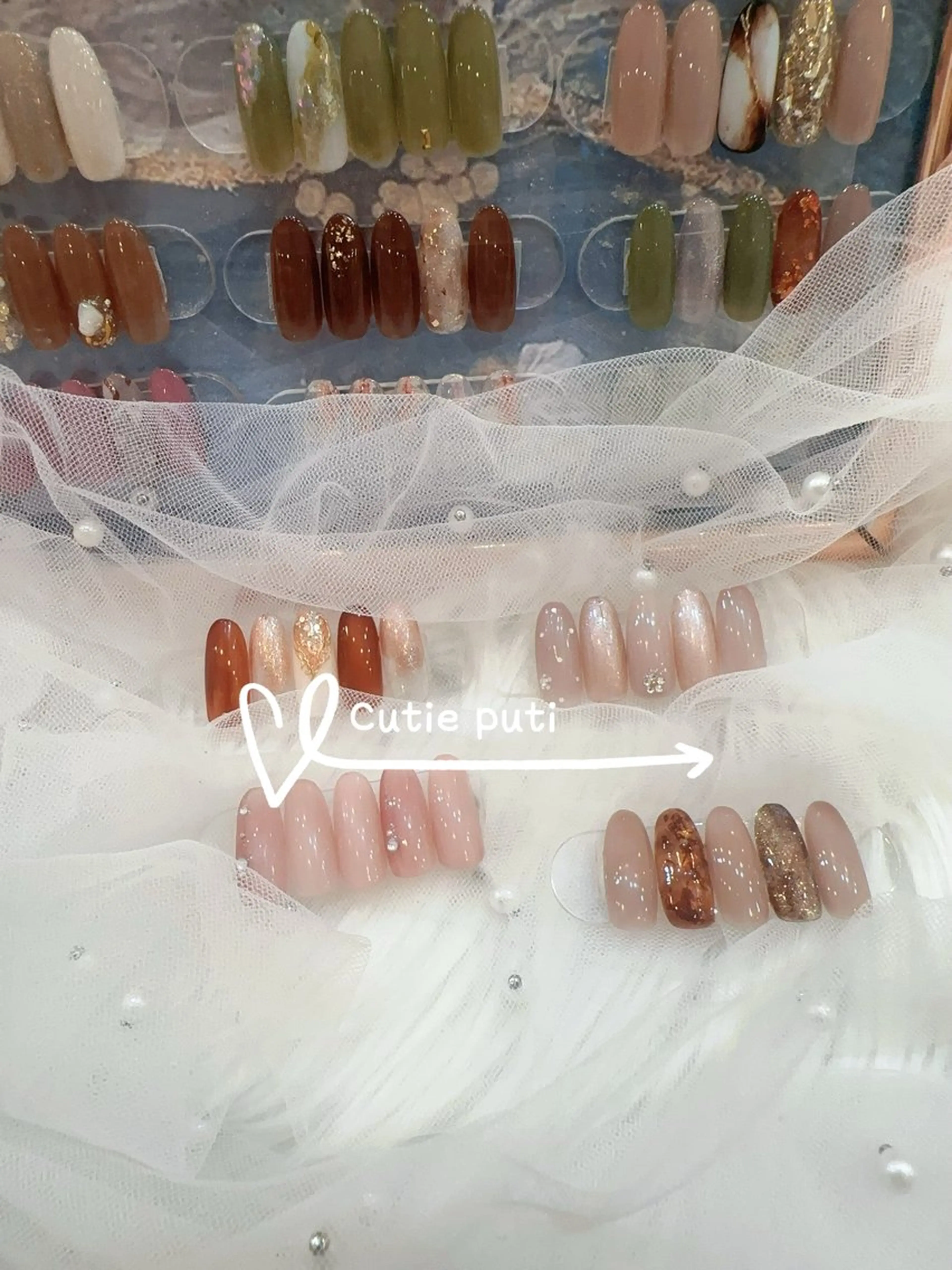 ネイル ネイルサロンキューティプティ所属・アワ ネイル池袋のネイルデザイン