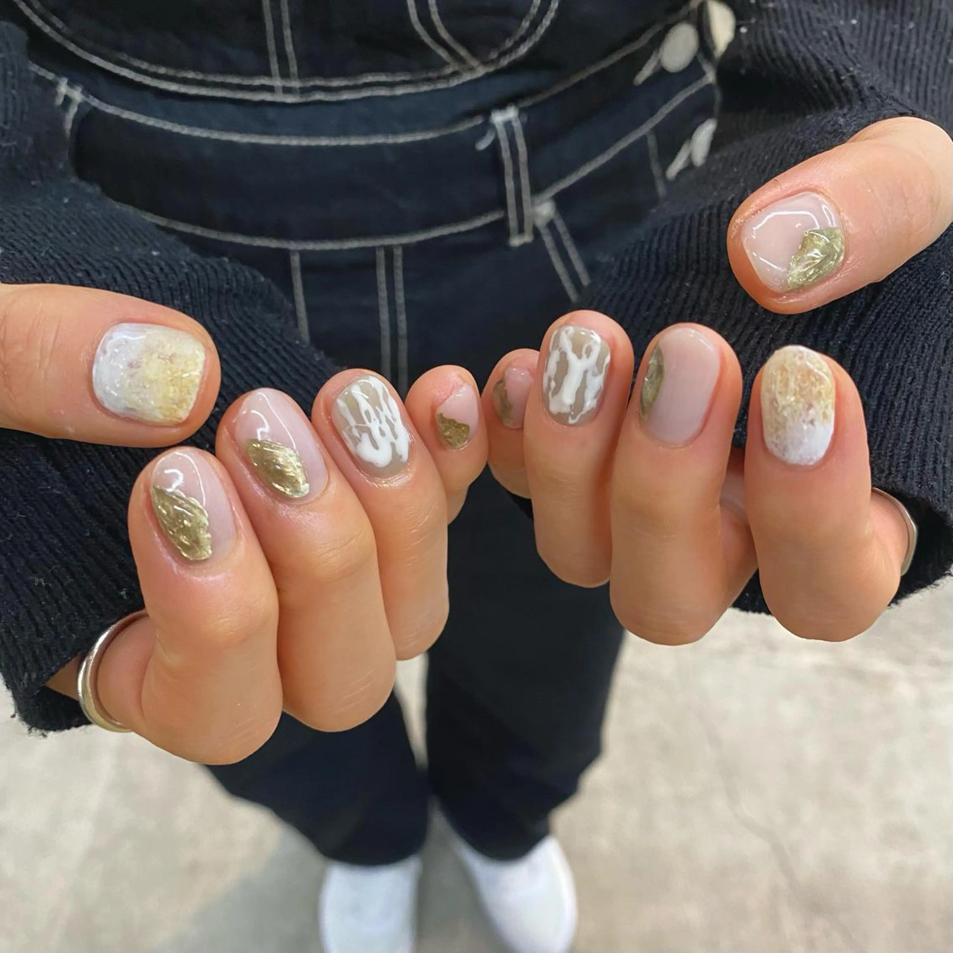 ネイル シンプルネイル ハンドネイル nable.所属・望月 実莉のネイルデザイン