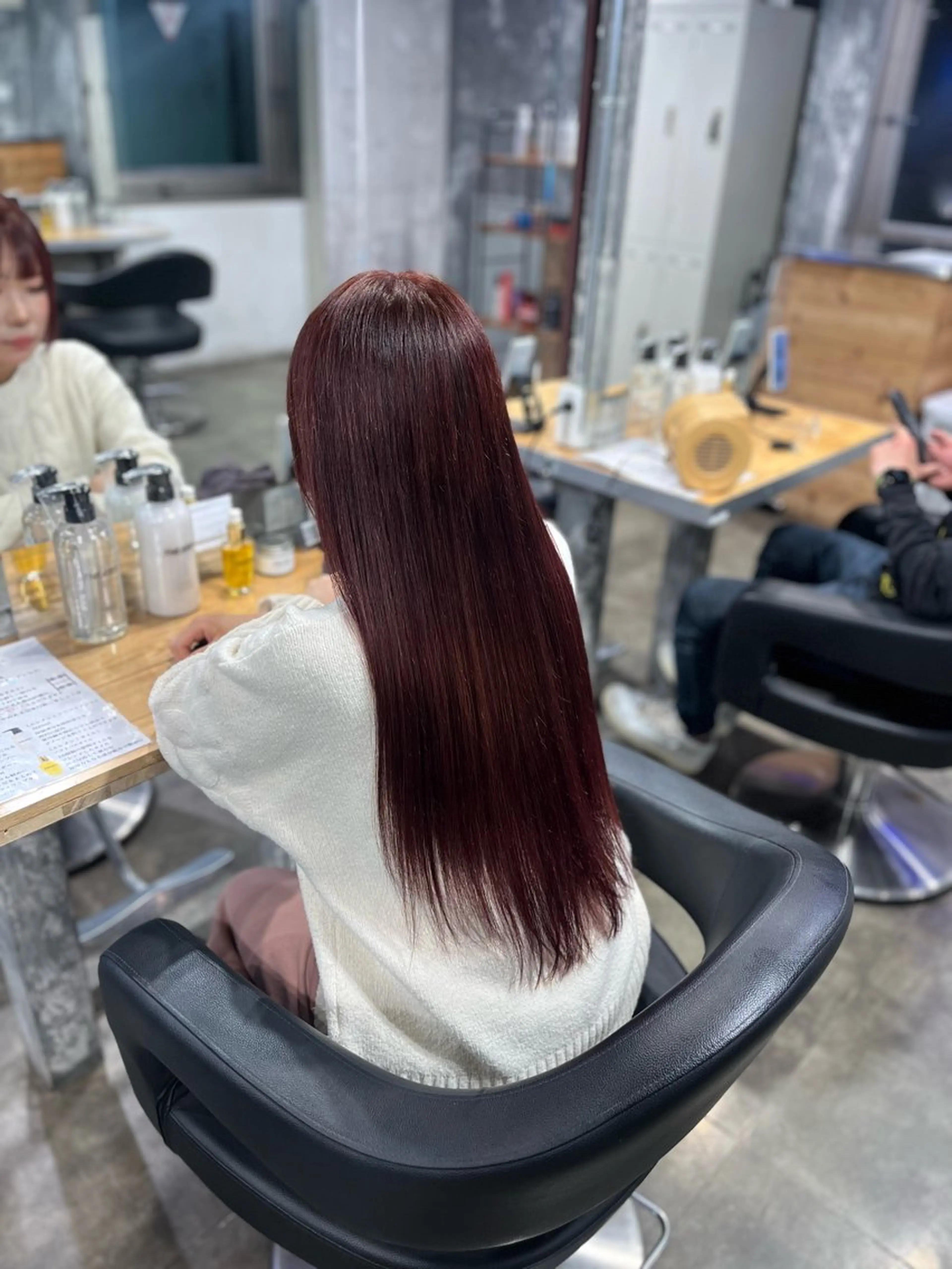 カラー ヘアカラー トリートメント ヘッドスパ ヘアセット ガーリーヘア💌トレ ンド暖色💌Yuuのヘアスタイル
