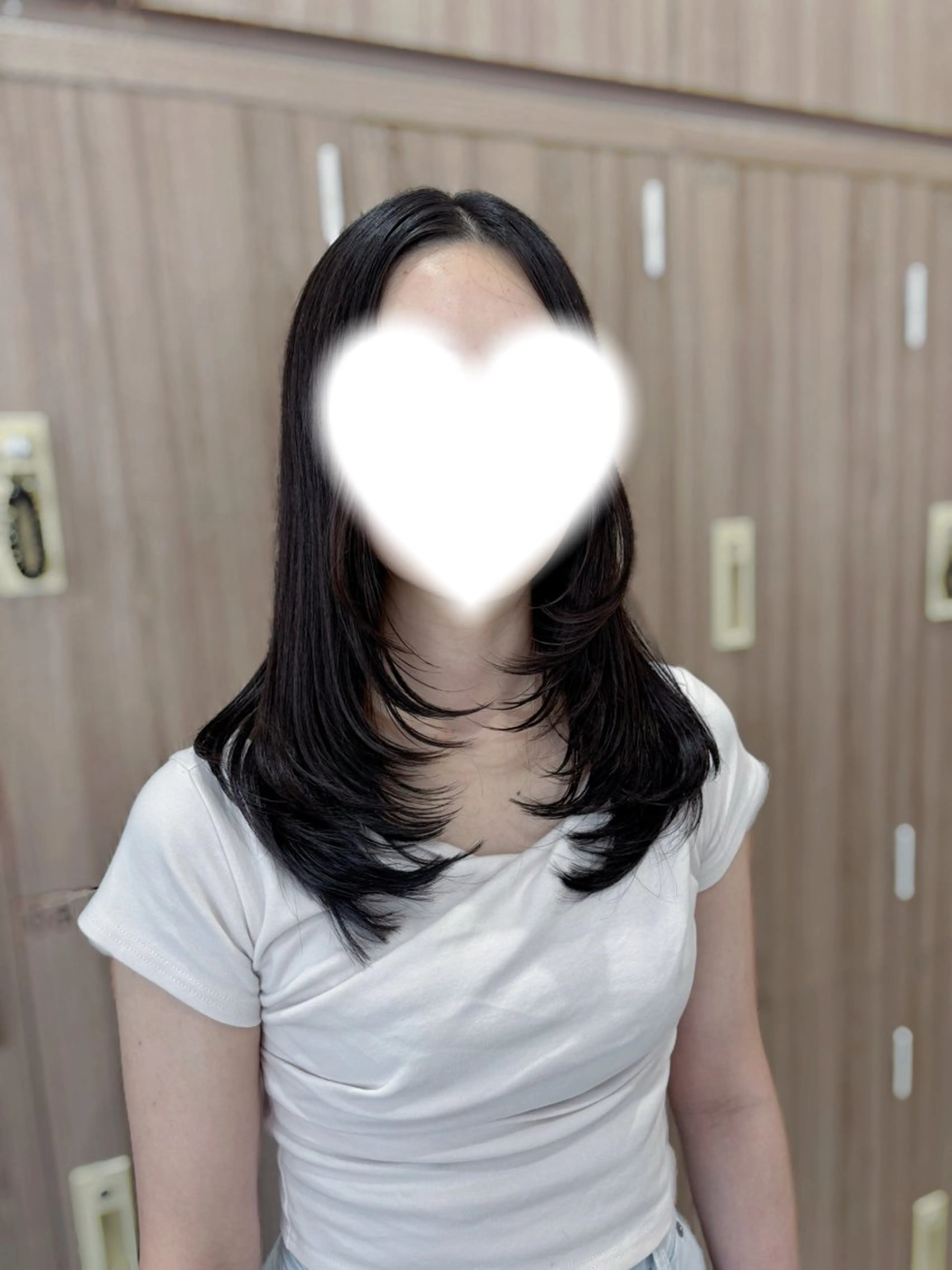 ロング レイヤーカット カット 波巻きスパイラル・ カルマ/aoiのヘアスタイル