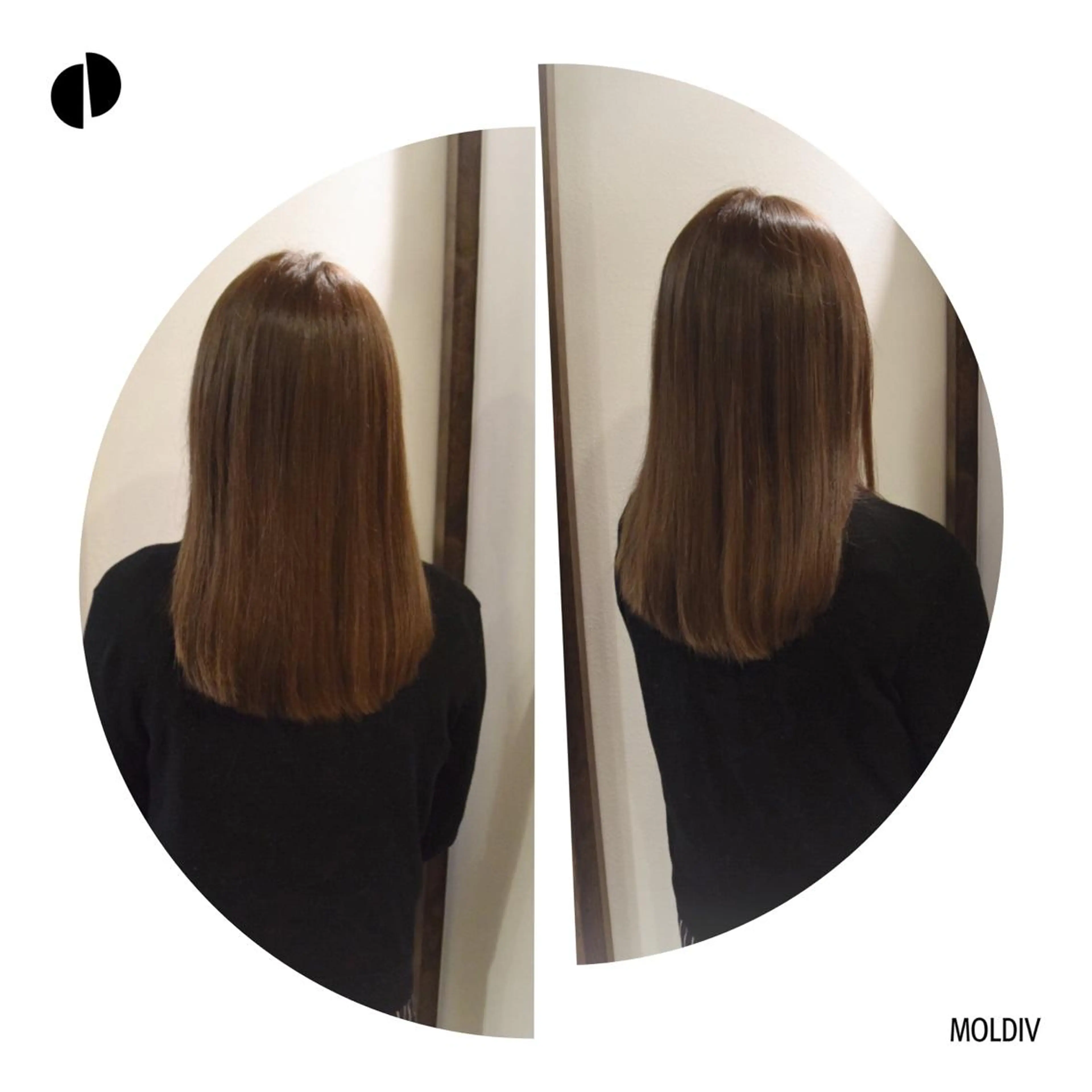 ミディアム セミロング カラー グレージュ ハイトーンカラー ✨縮毛矯正✨髪質改善 ナカシマ ユミのヘアスタイル