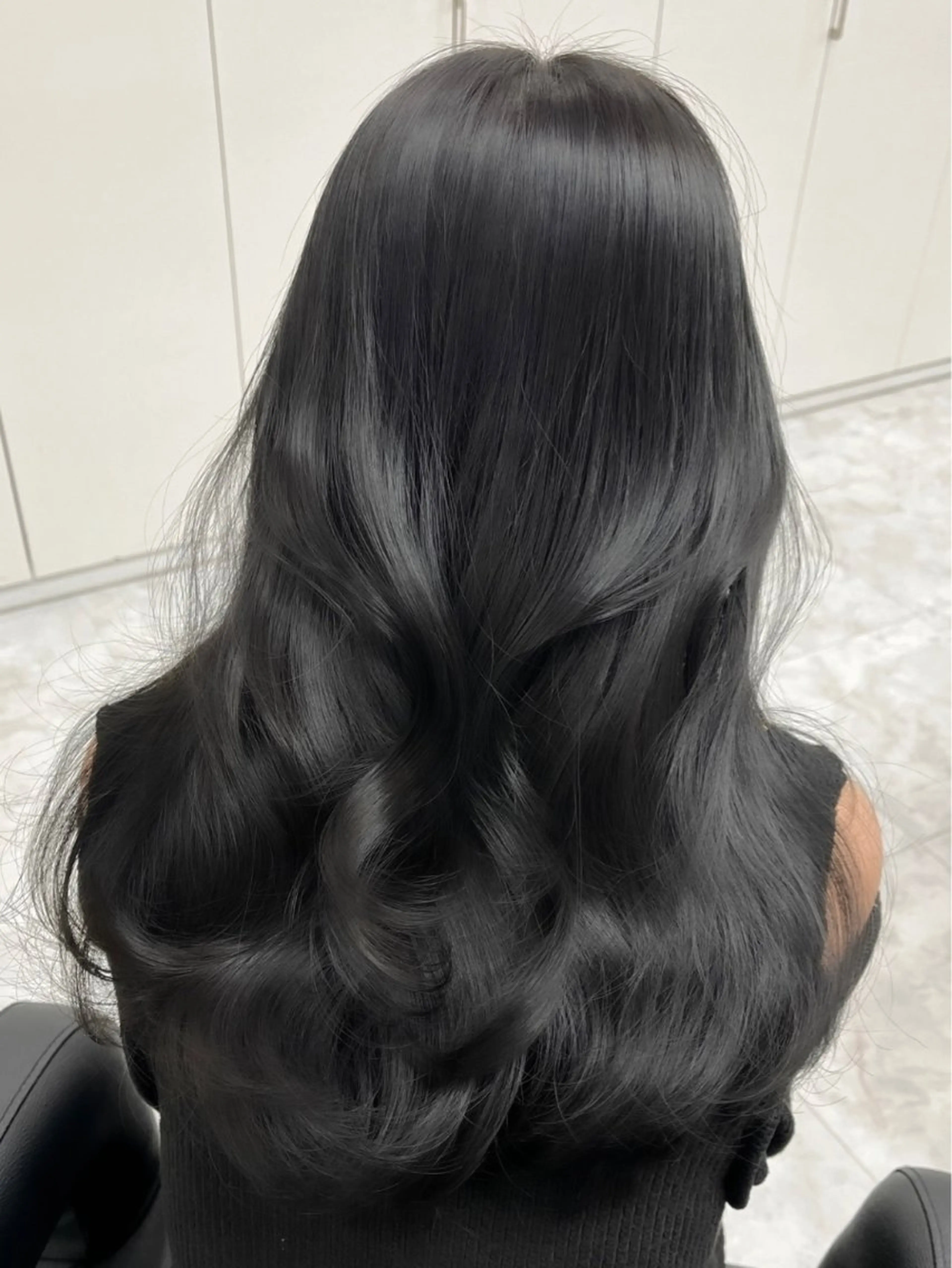 セミロング カラー カット ヘアカラー 縮毛矯正 💖透け感ベージュ KOTA💖のヘアスタイル