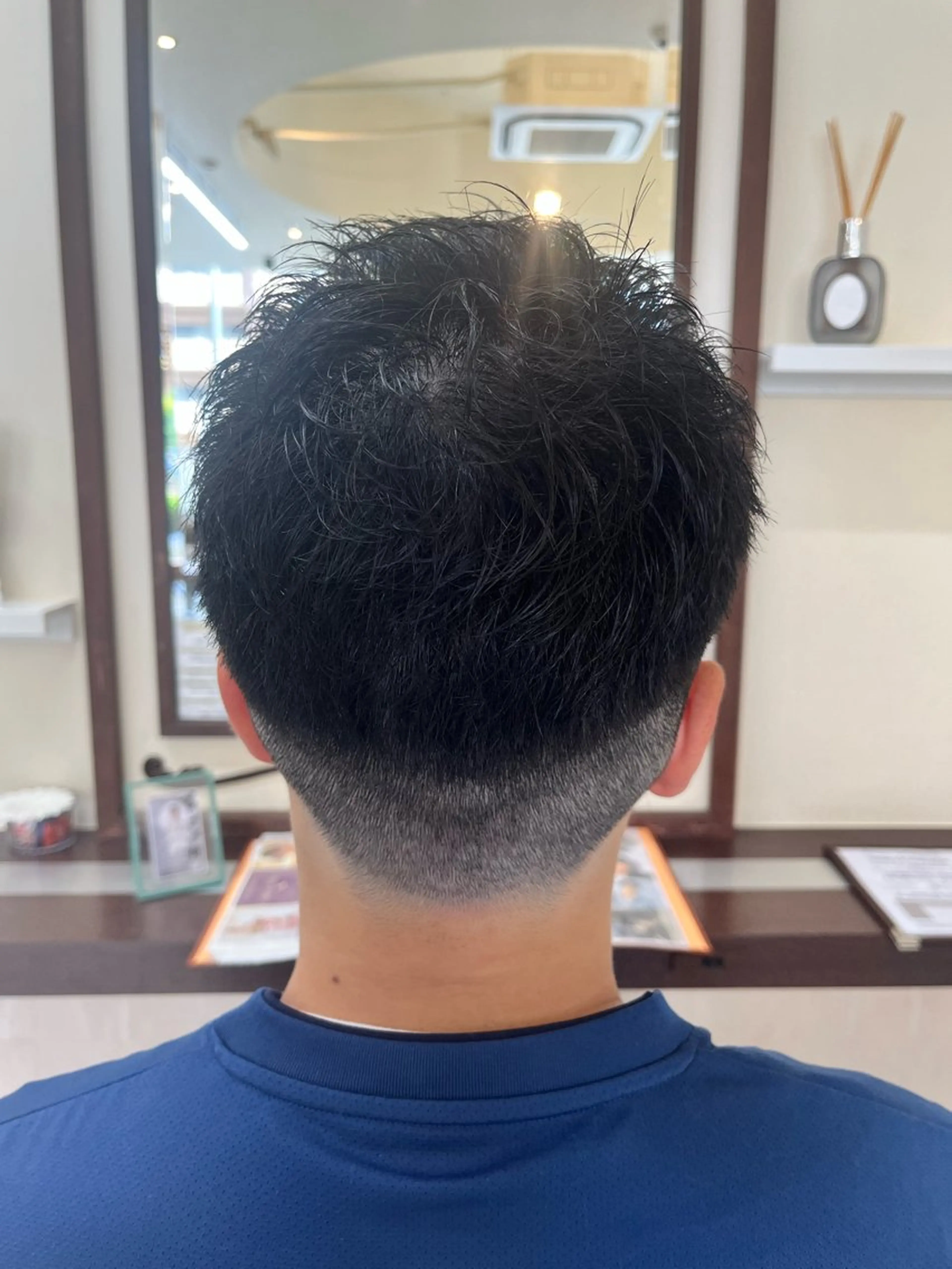ショート メンズ フェードカット ショートヘア AROH  men's cut&men's perm 船橋店所属・🧊メンズ特化🧊 高木航希のヘアスタイル