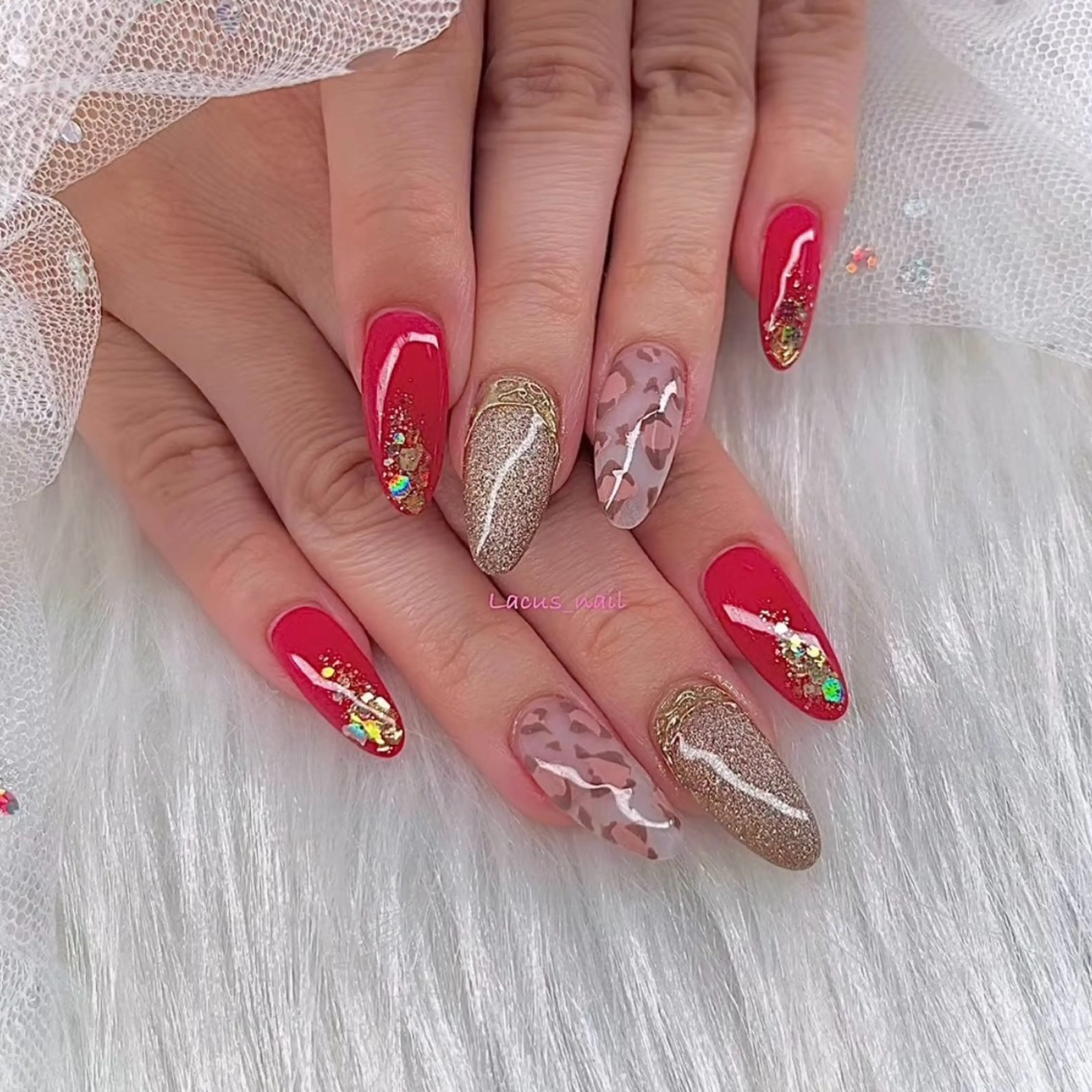 ネイル アートネイル スカルプネイル Nail Salon Lacusのネイルデザイン