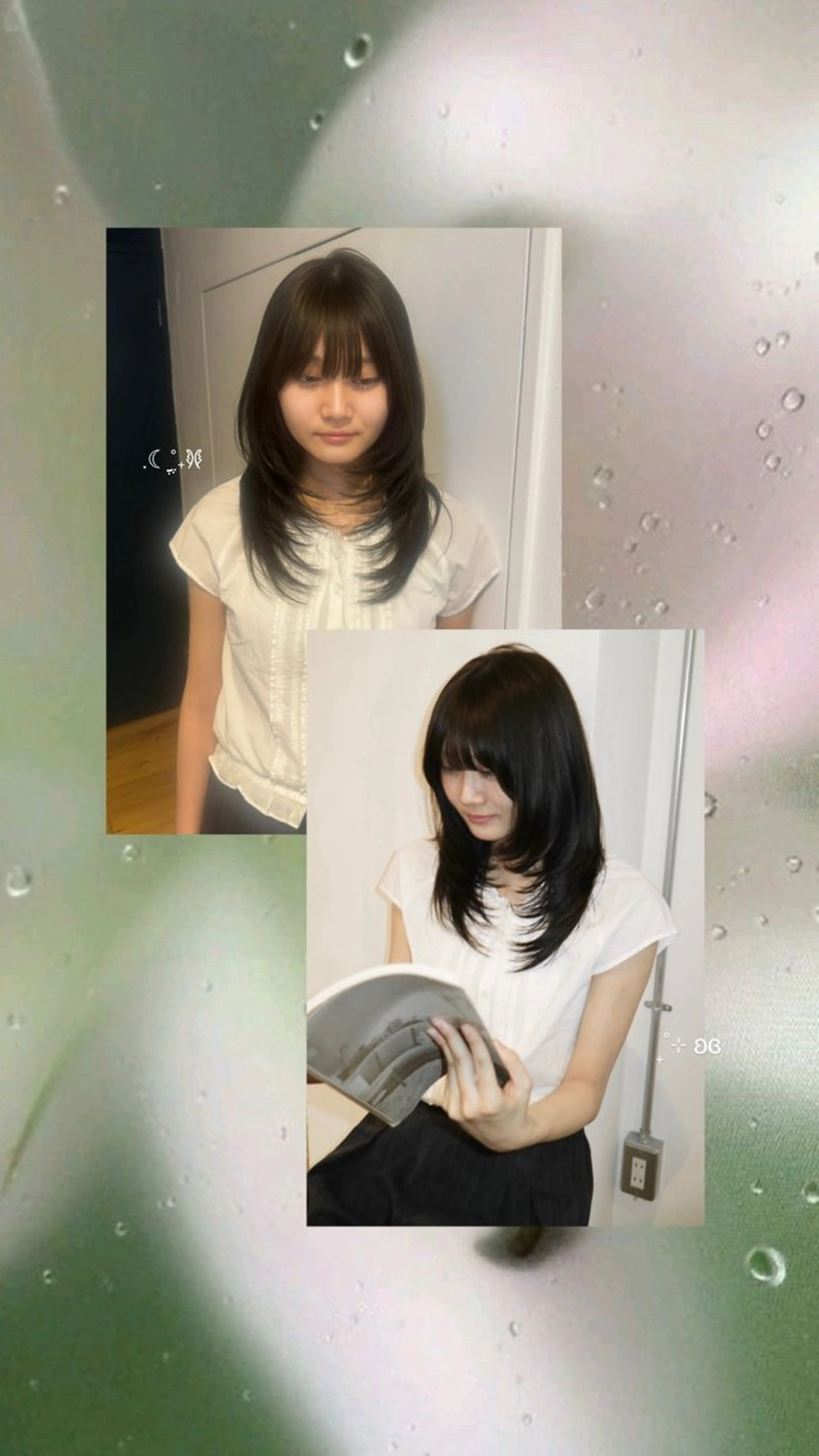 ミディアム カラー ヘアアレンジ ᵐⁱᵏⁱᵏᵒ /透明感カラーのヘアスタイル