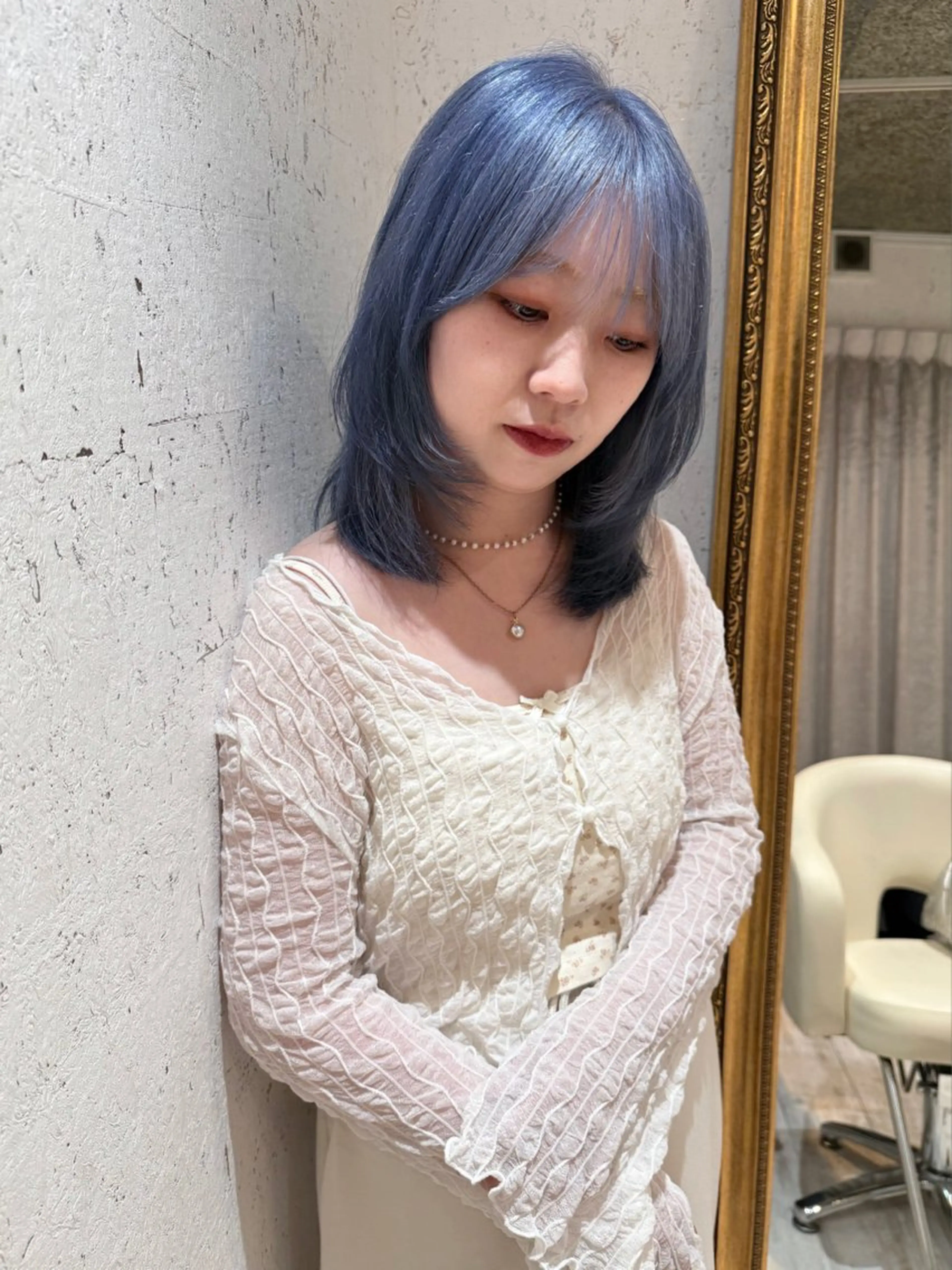 ミディアム カラー 似合わせカット カット ヘアカラー トリートメント mai / linoah˚✧のヘアスタイル