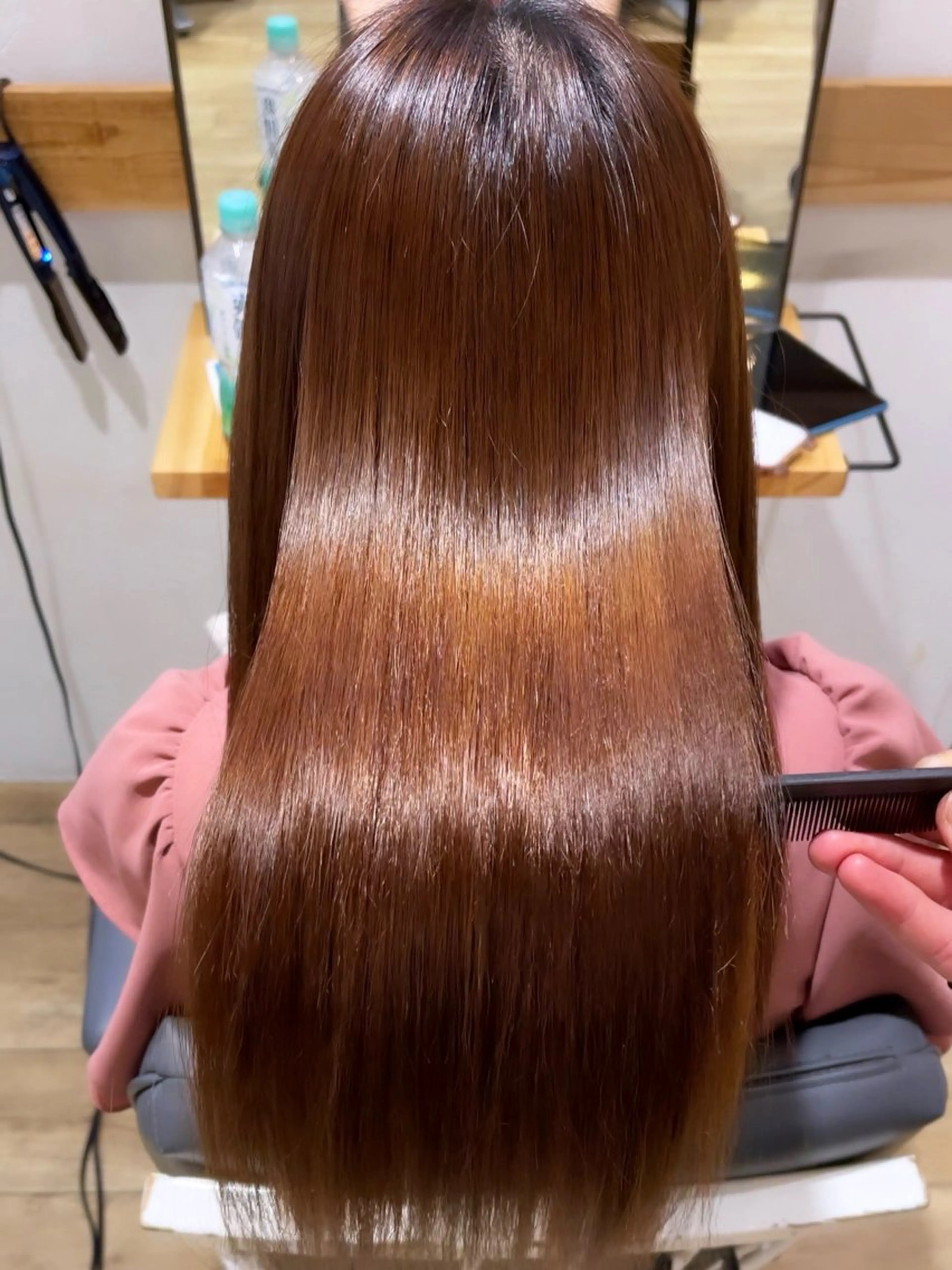 ロング 縮毛矯正 トリートメント カット 縮毛矯正 トリートメント ヘッドスパ ヘアセット 大人可愛い透明感🌟 小顔・韓国髪🌟野中のヘアスタイル