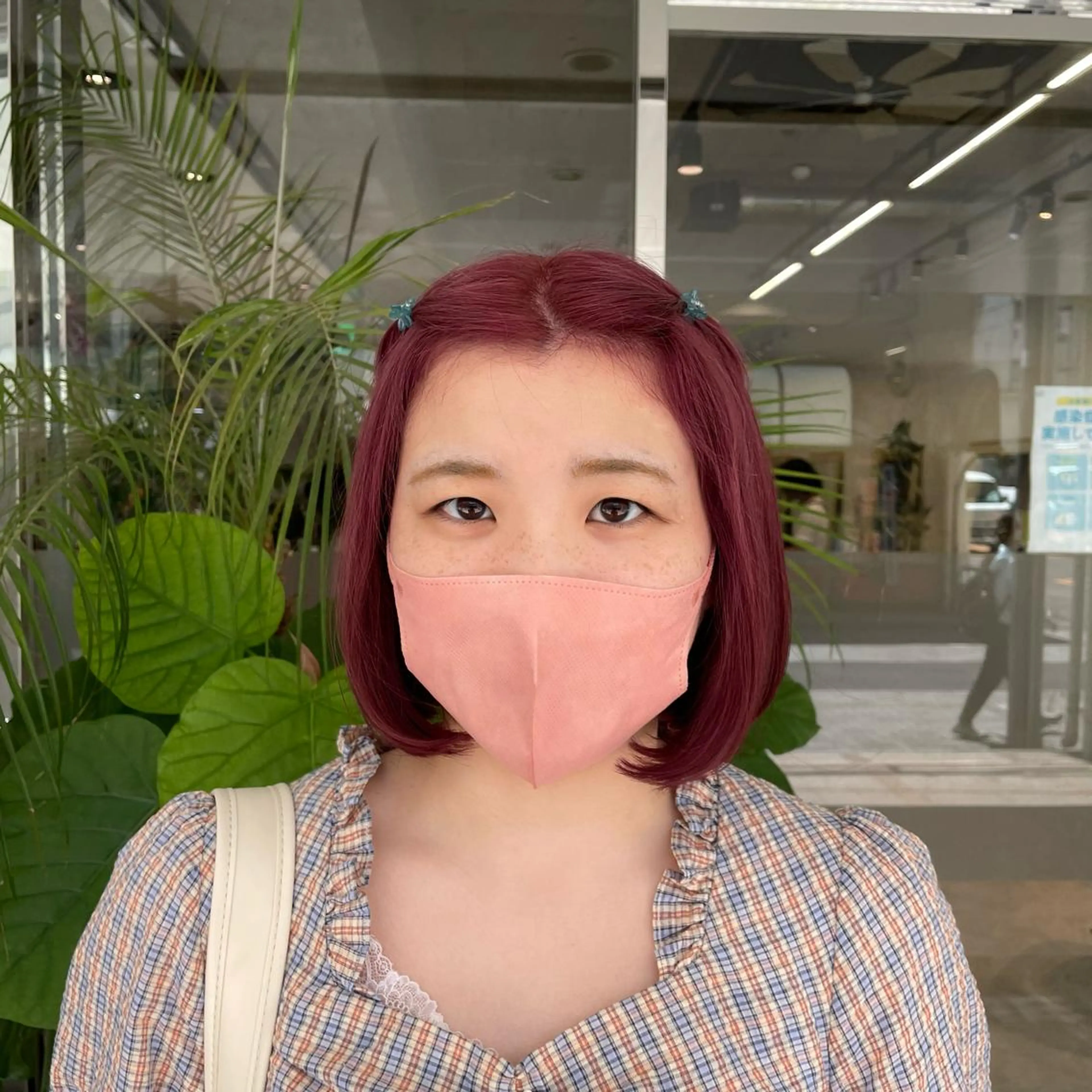 カラー ピンクカラー ヘアカラー ピンクカラー🎀/ ミルクティー🍼花音のヘアスタイル