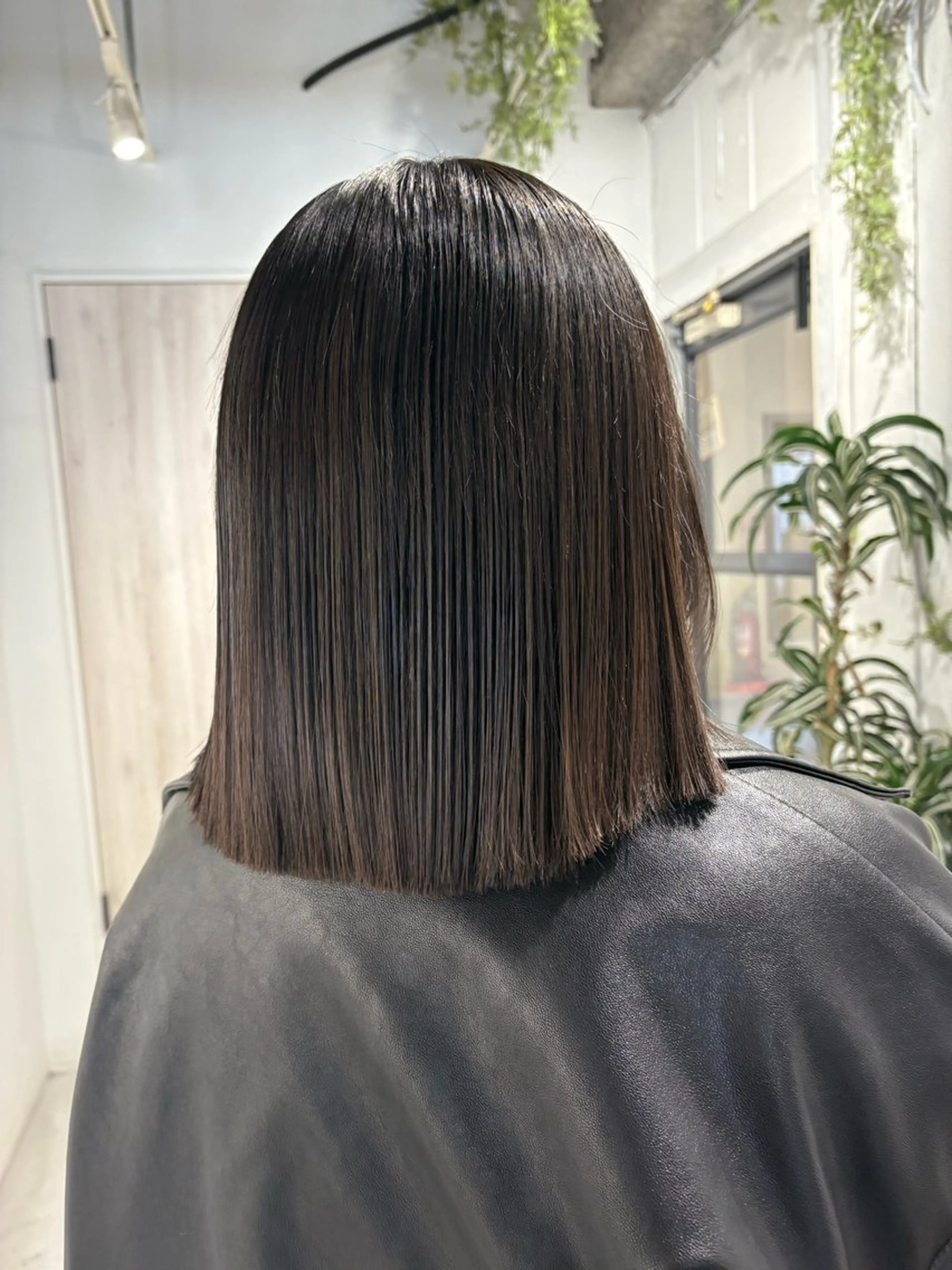 ミディアム 切りっぱなしボブ ボブ カット 🫧inc新小岩 🫧MANAMI🫧のヘアスタイル