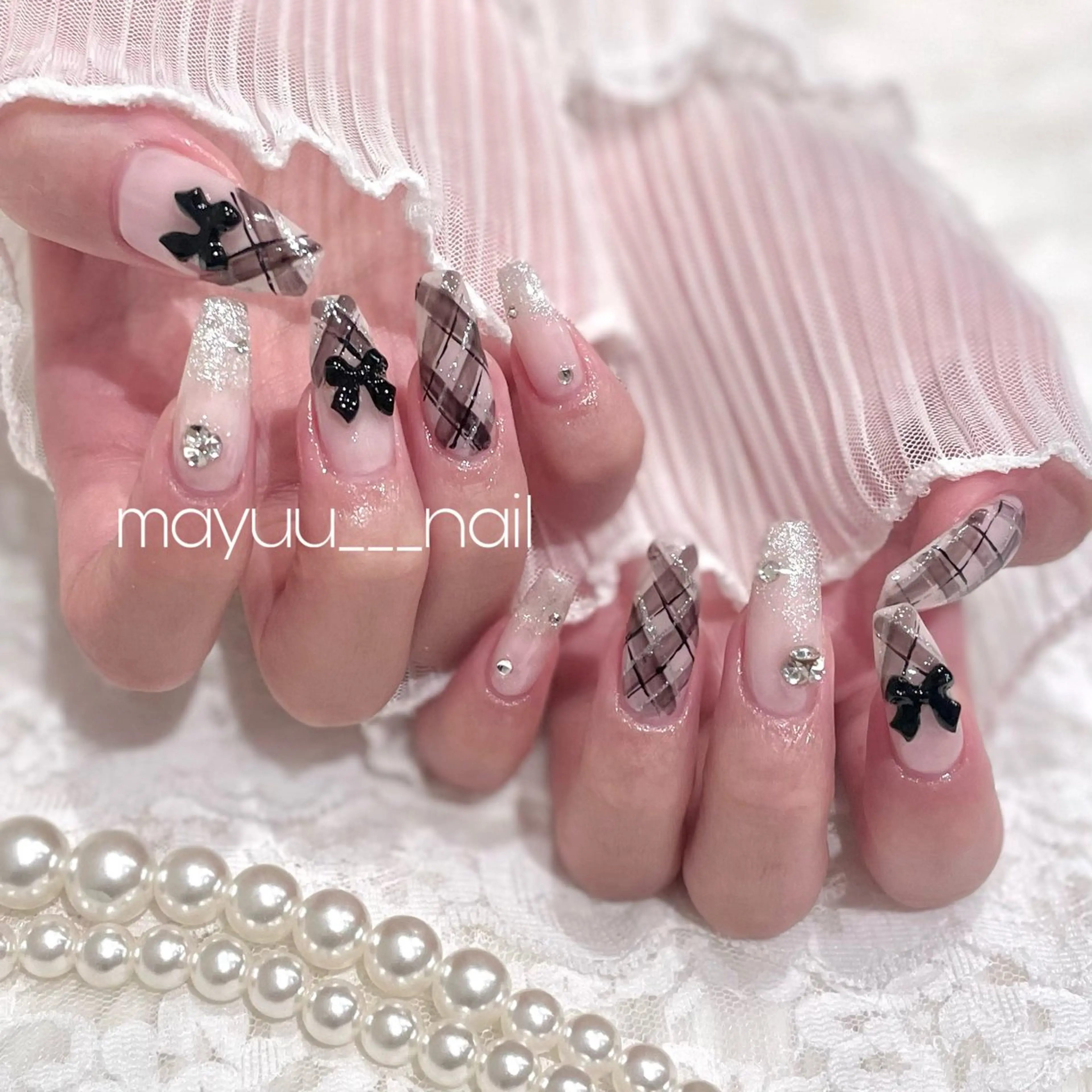 ネイル 🎀 Mayu 🎀痛ネイルのネイルデザイン