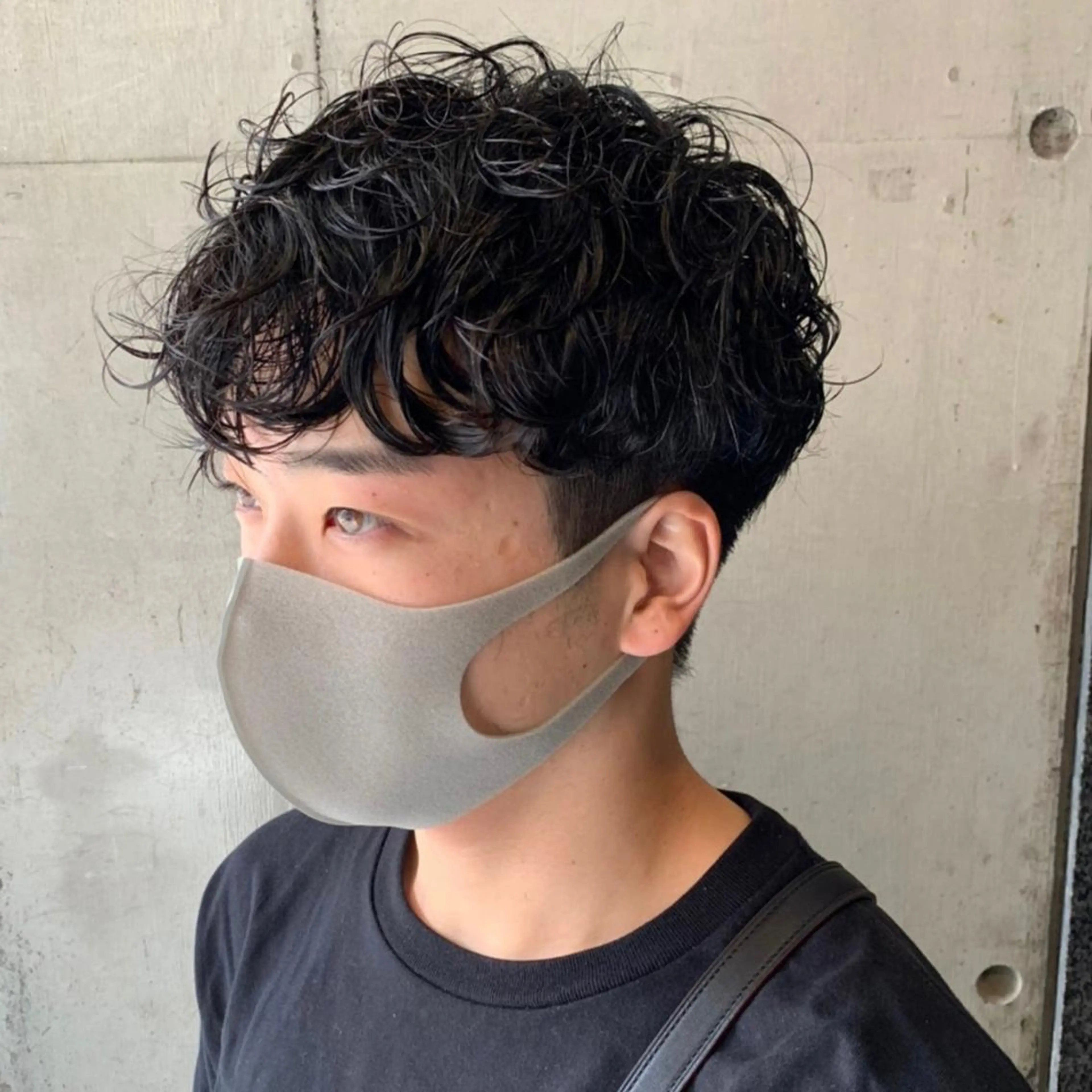 パーマ メンズ 酸性ストレート・ メンズ 三原 楊子のヘアスタイル