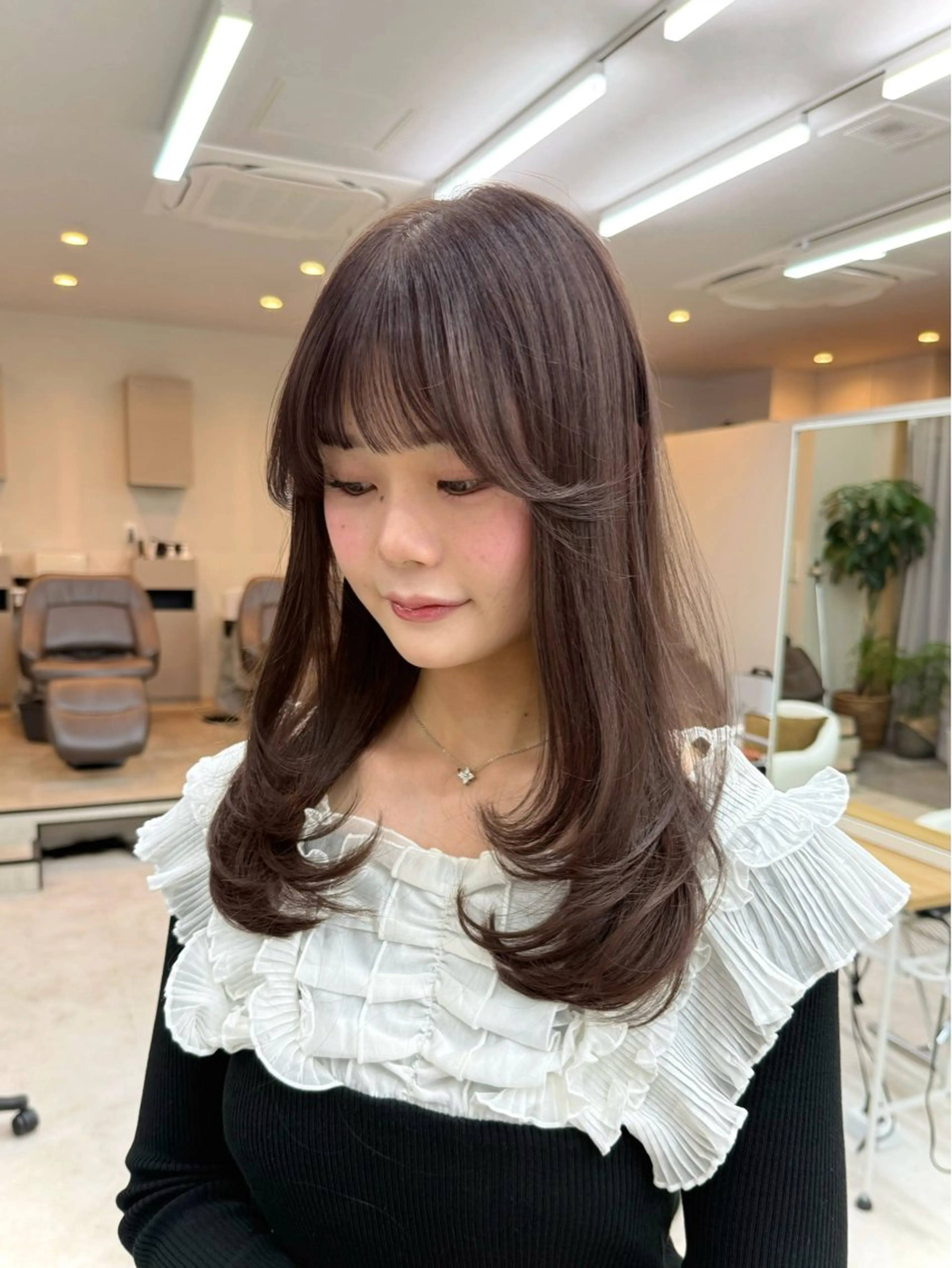 ミディアム レイヤーカット sora/レイヤー/ 似合わせカット🎀のヘアスタイル