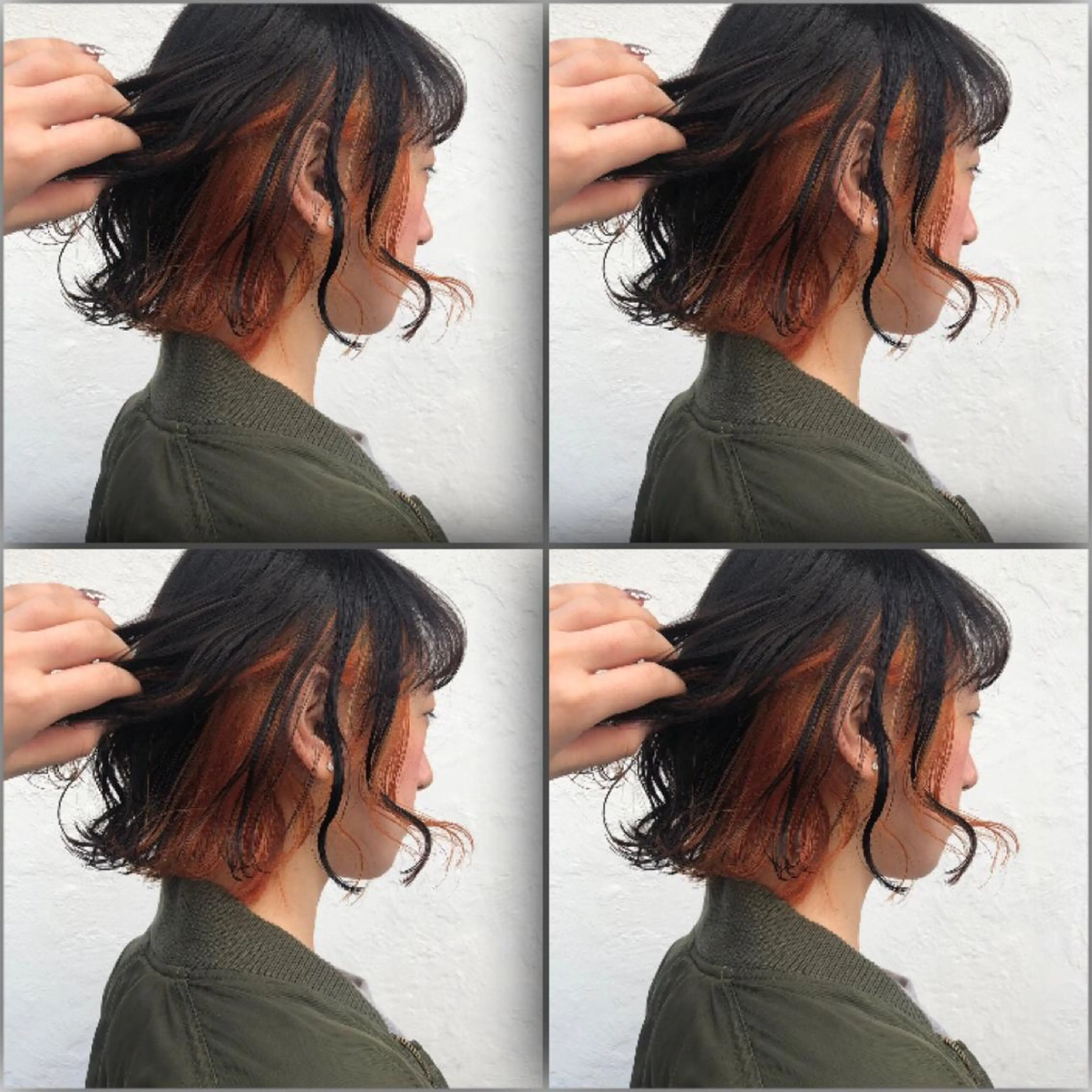 【💕透明感◎イメージチェンジ】似合わせ小顔カット + インナーカラー ＋ 極潤ミストカラー ＋ 美潤TRの写真