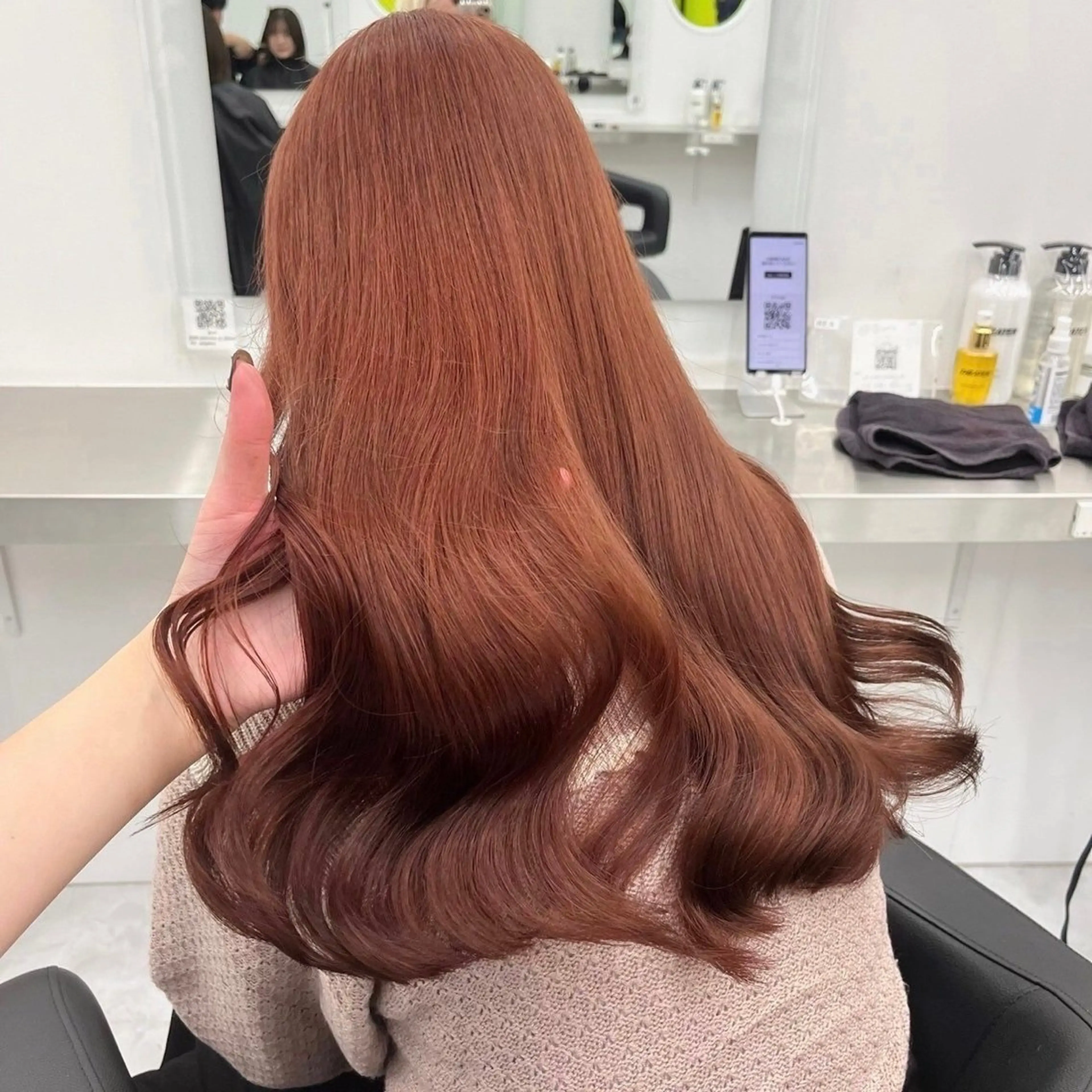 ロング カラー ♥️暖色モテカラ ー♥️由夏のヘアスタイル