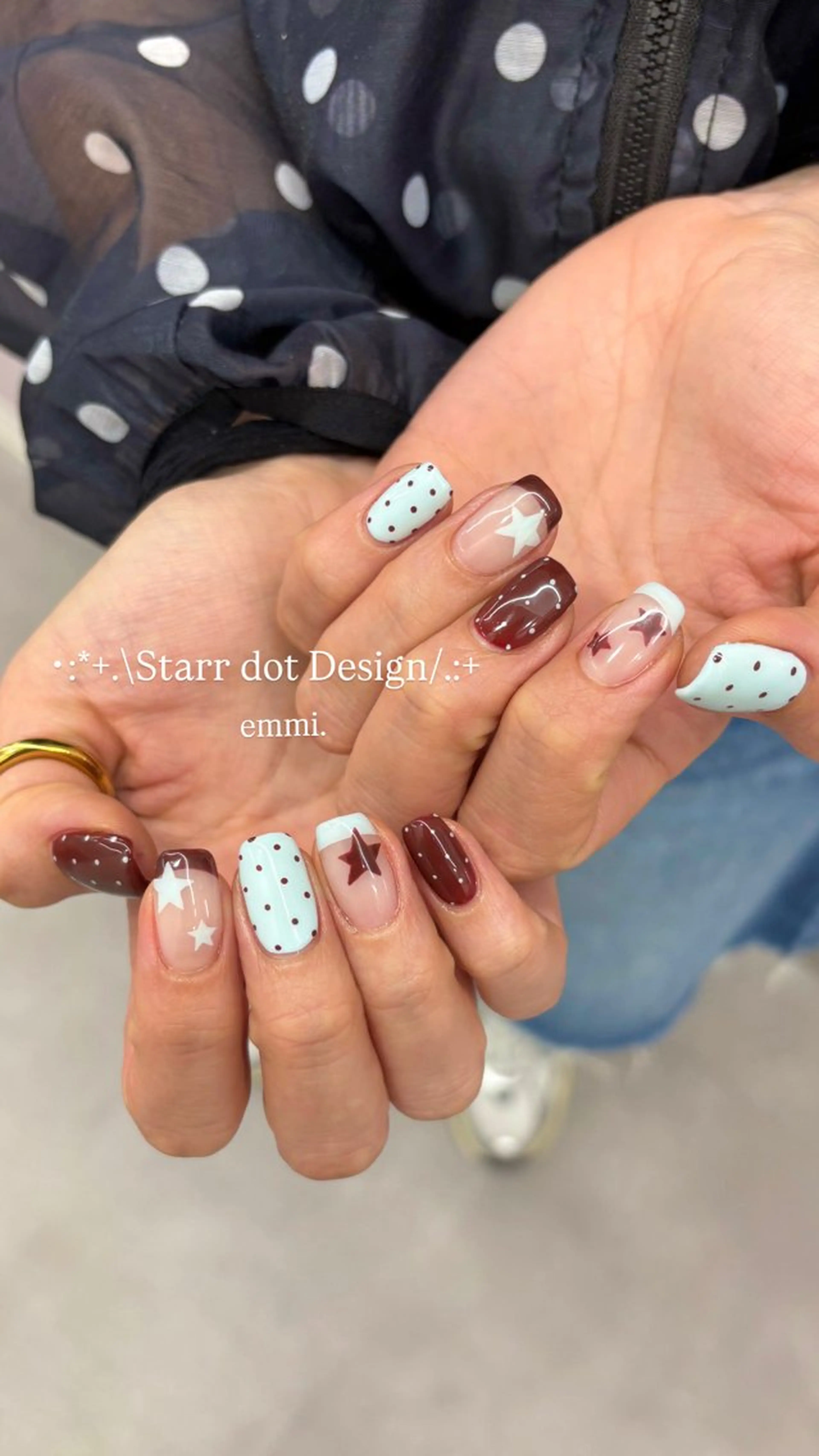 ネイル ハンドネイル GO TODAY SHAiRE SALON 表参道colore店所属・emmi nailのネイルデザイン