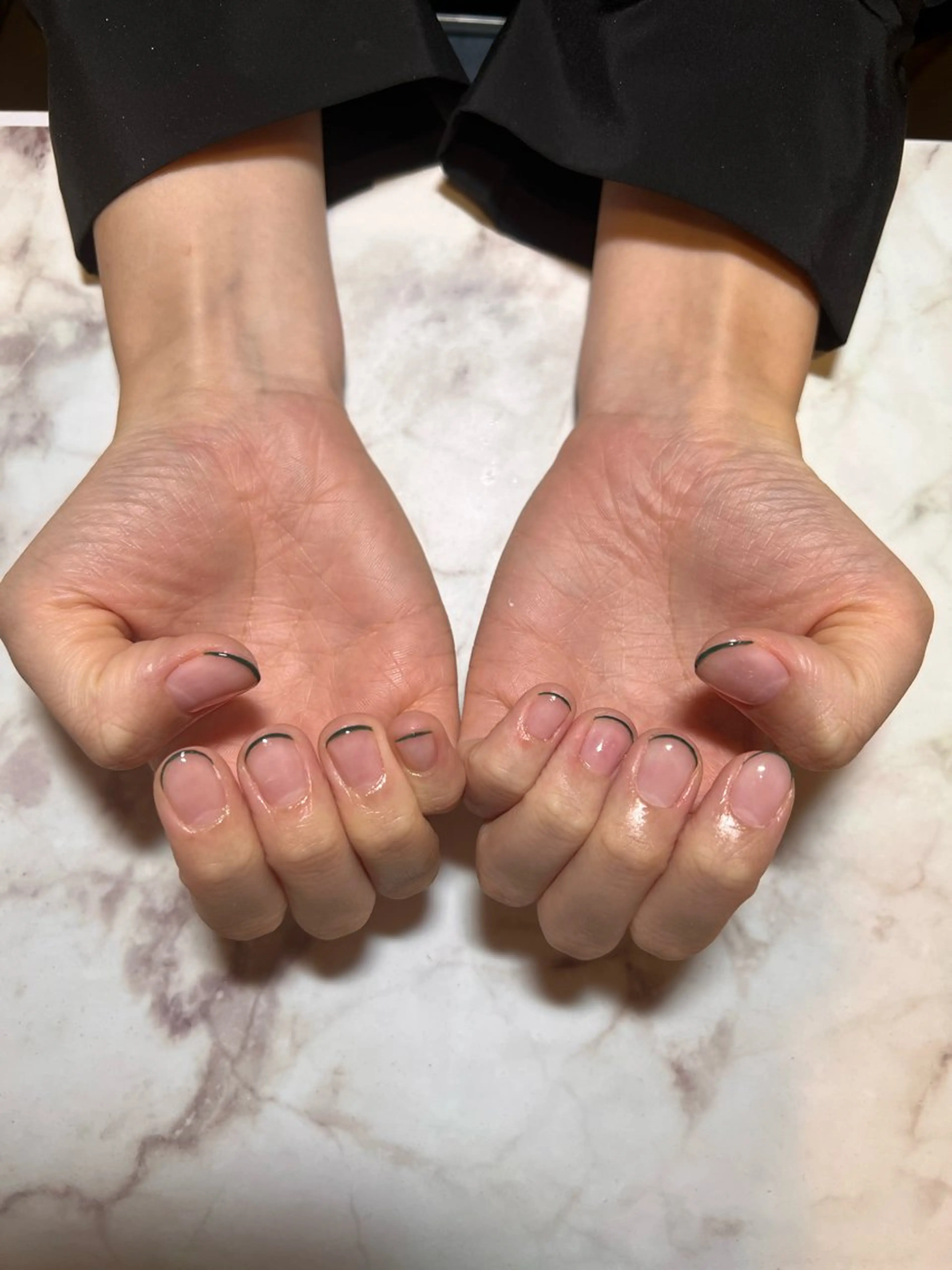 ネイル フレンチネイル KANOネイリスト/ UNELMA天神のネイルデザイン