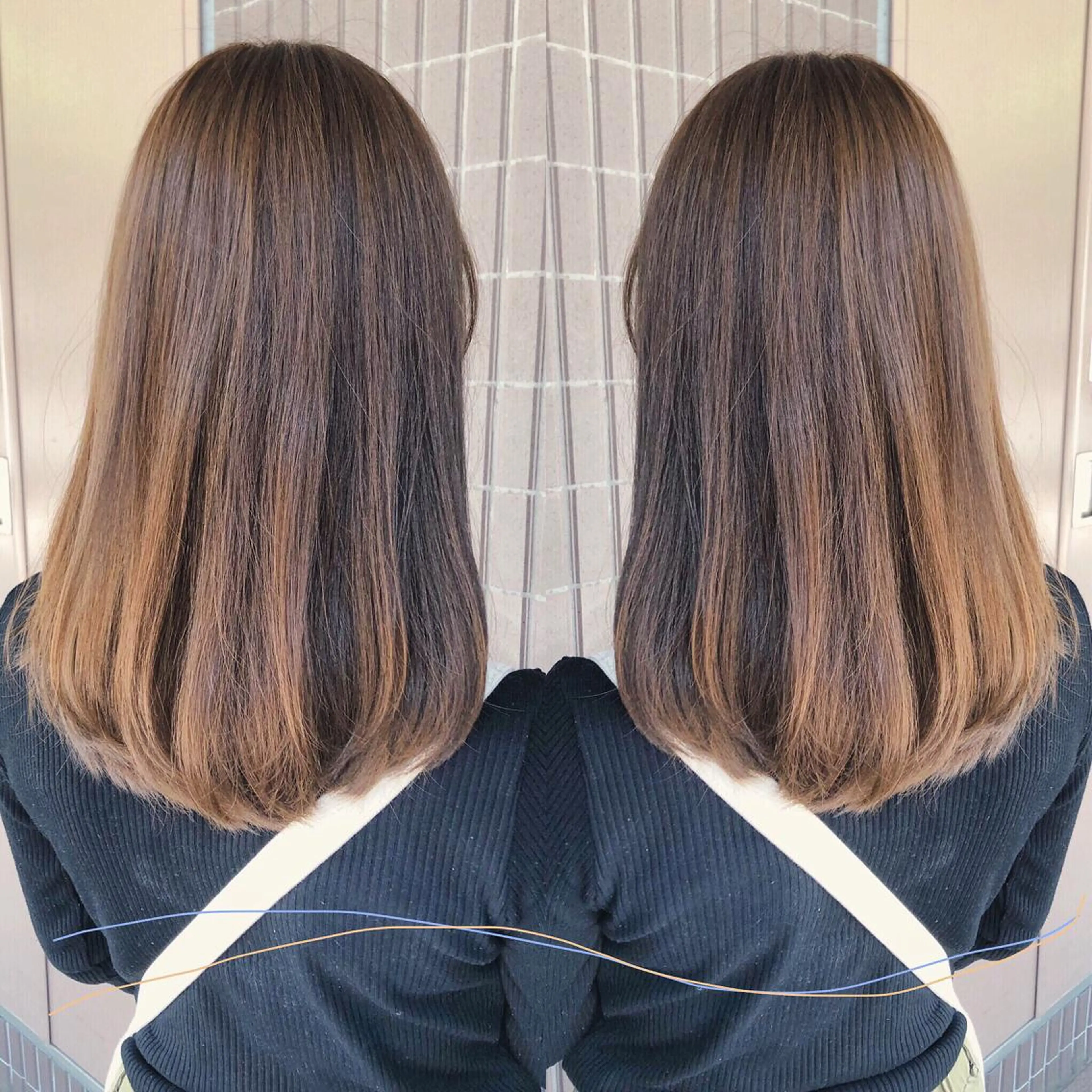 カラー アッシュ 後藤 陽花子のヘアスタイル