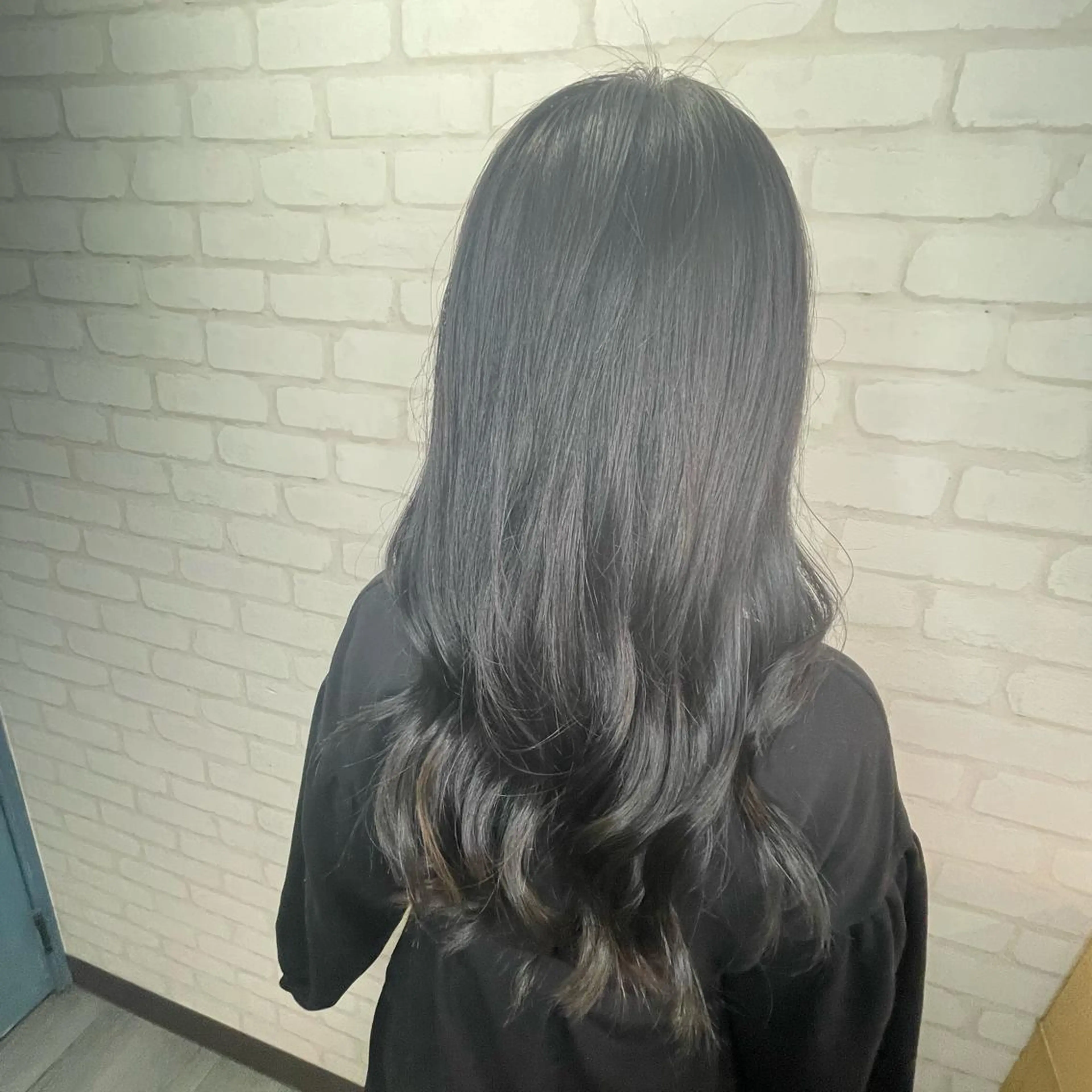 ロング カラー 🫧縮毛矯正特化🫧 クシビキマユノ🐣のヘアスタイル