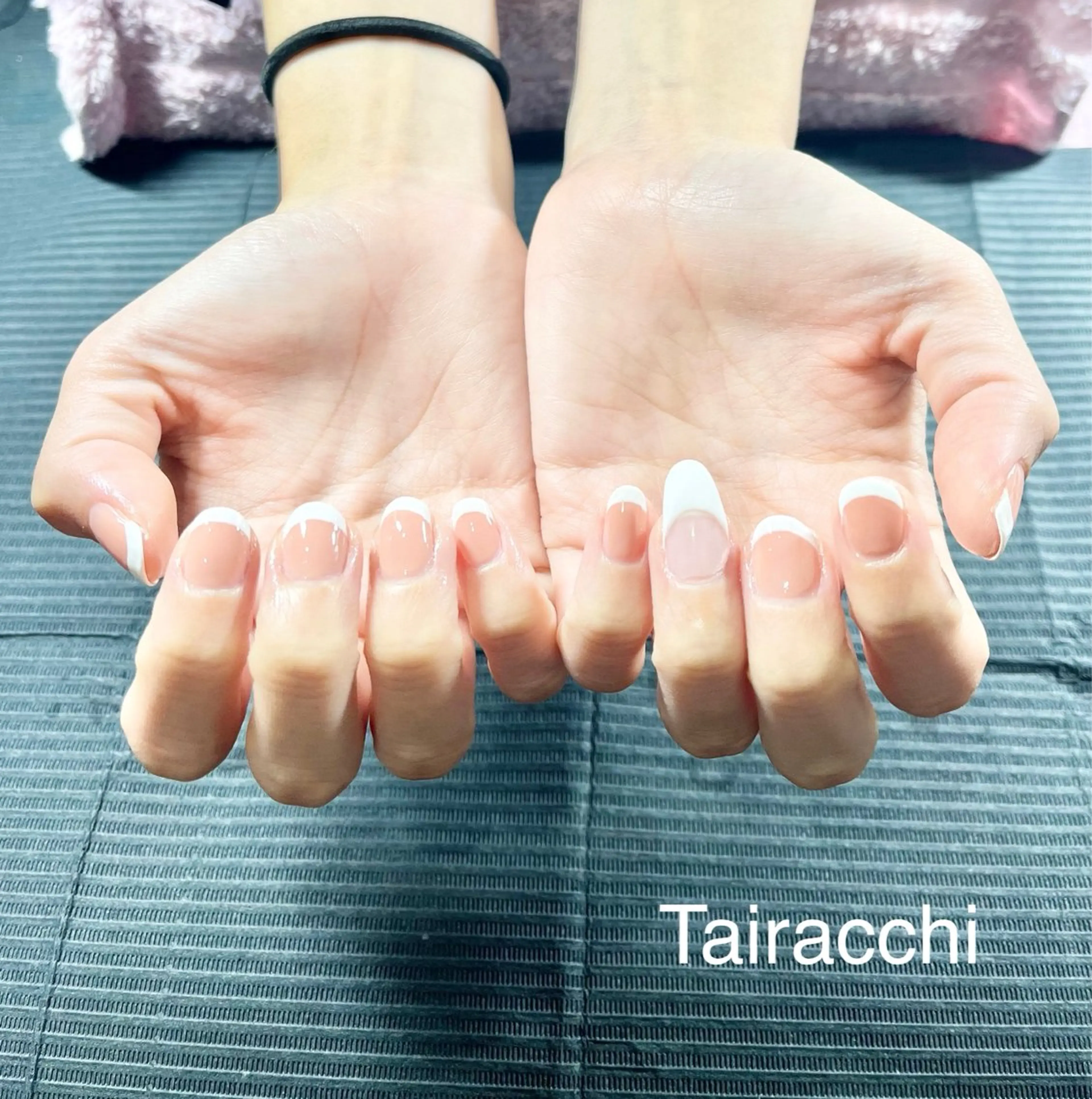 ネイル フレンチネイル スカルプネイル Tairacchi ﾀｲﾗｯﾁのネイルデザイン