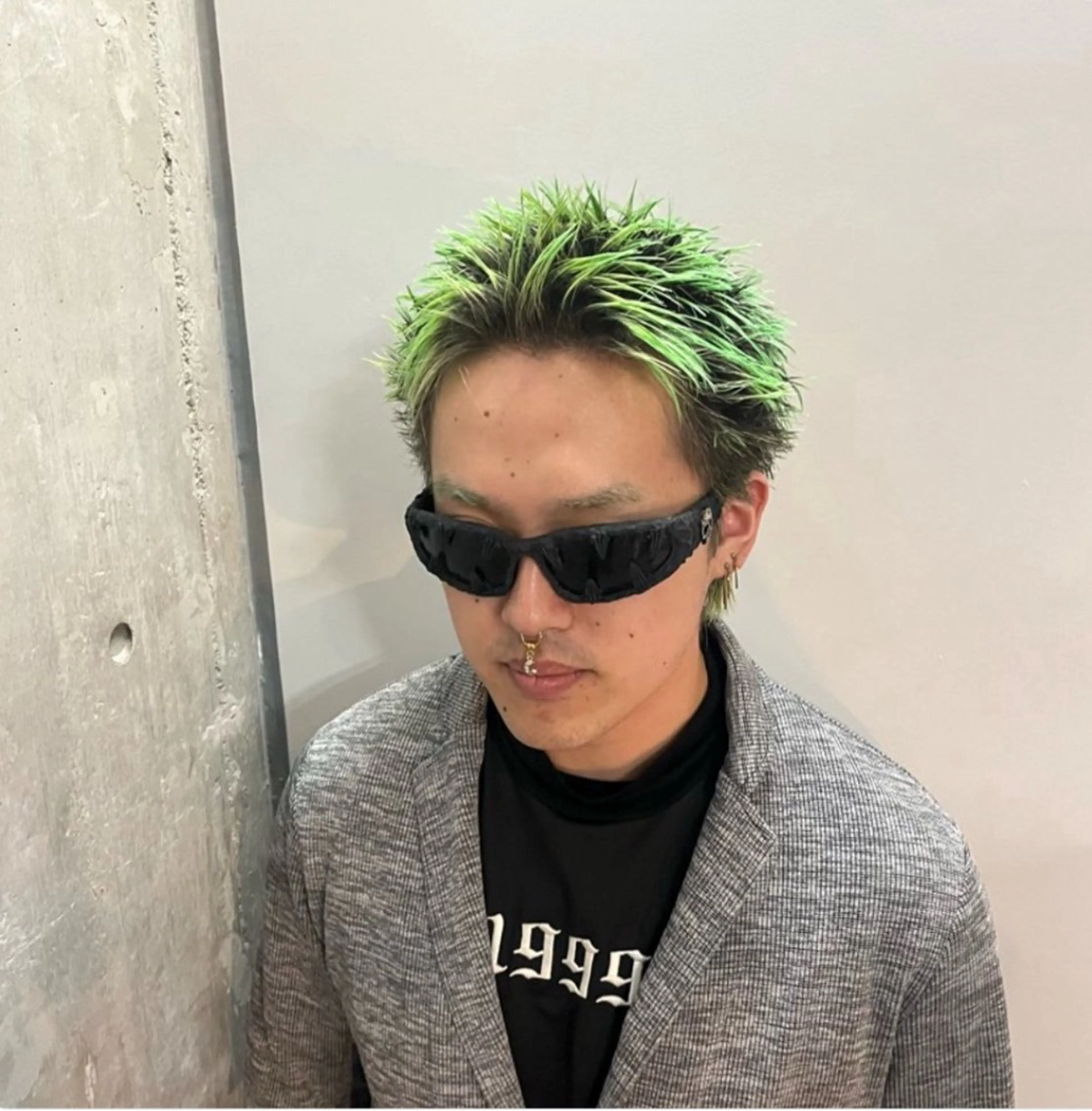 ショート カラー パーマ メンズ カット 🔥スパイキー 特化🔥菊水皐暉🔥のヘアスタイル