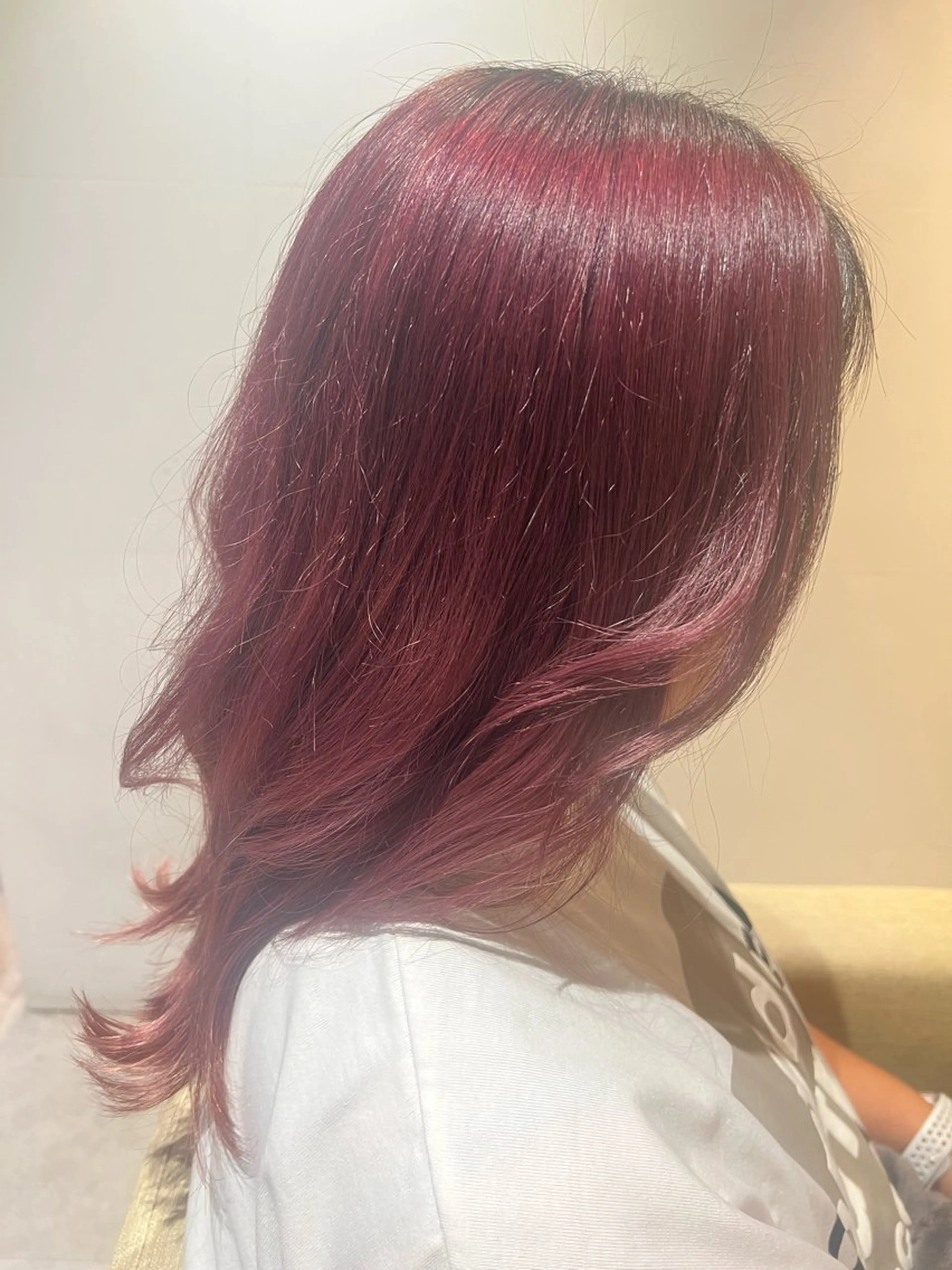 セミロング ブルームヘアデザイン かこ。のヘアスタイル