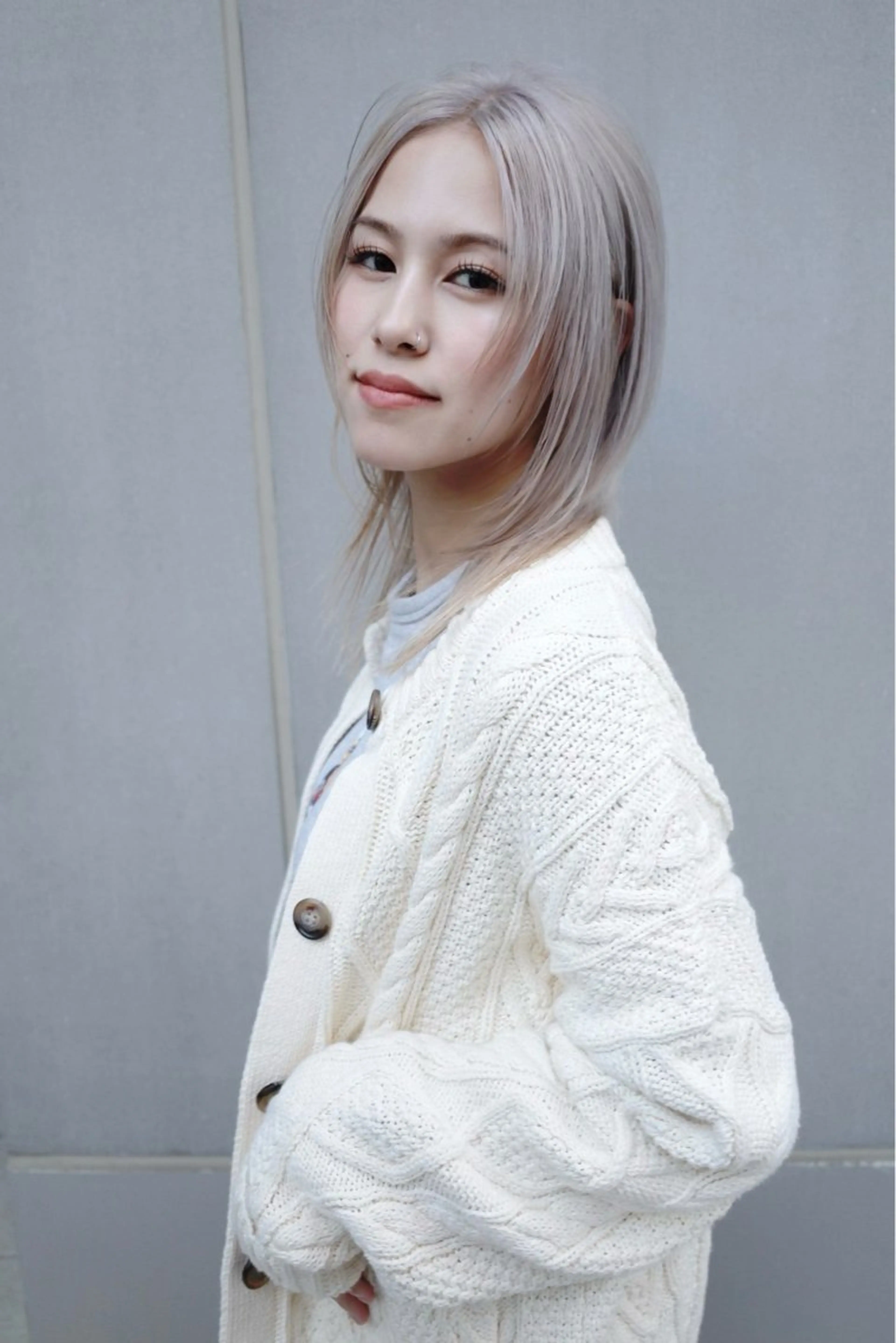 ミディアム カラー カット ヘアカラー トリートメント SALOWIN所属・ブリーチ🧹 ボブ✨レイヤーのヘアスタイル