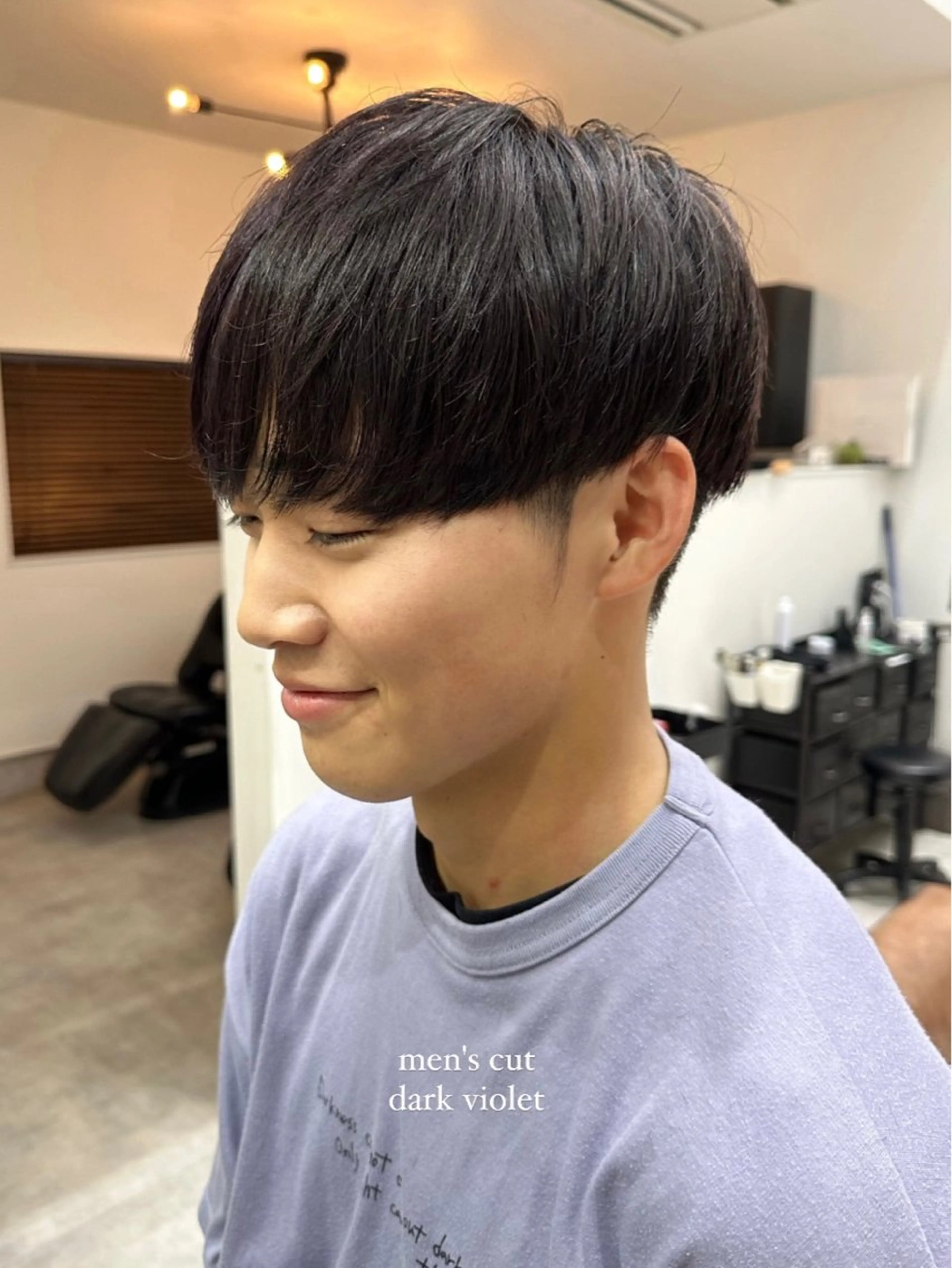 ショート カラー メンズ recipe　黒木 彩那のヘアスタイル