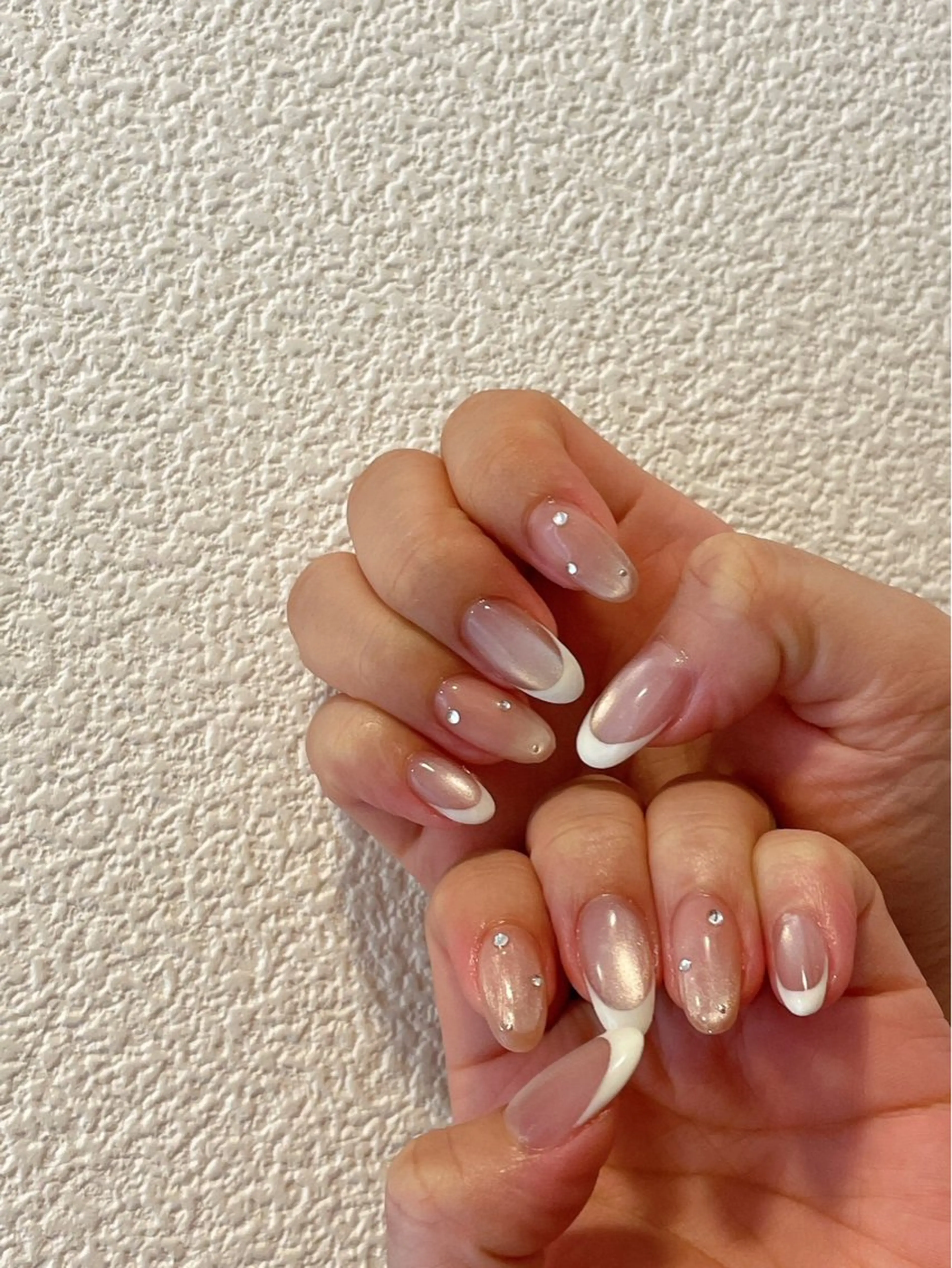 ネイル オーロラネイル フットネイル フレンチネイル ジェルネイル マグネットネイル ハンドネイル kiki nail 二子玉川のネイルデザイン