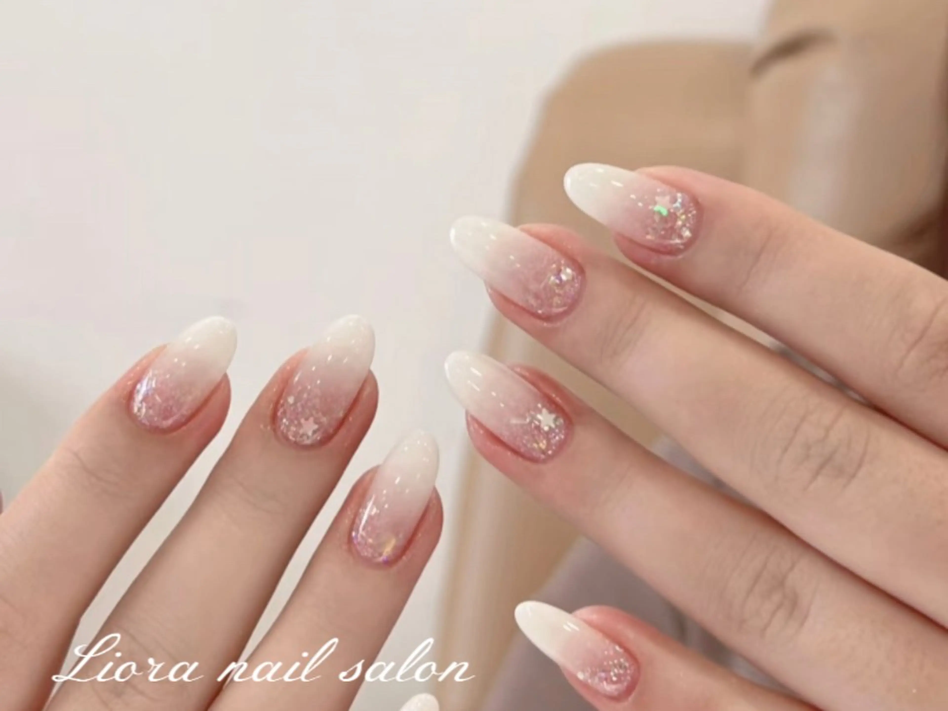 ネイル チークネイル フットネイル フレンチネイル ジェルネイル ガーリー ハンドネイル Liora ネイルサロン所属・Liora nail salonのネイルデザイン
