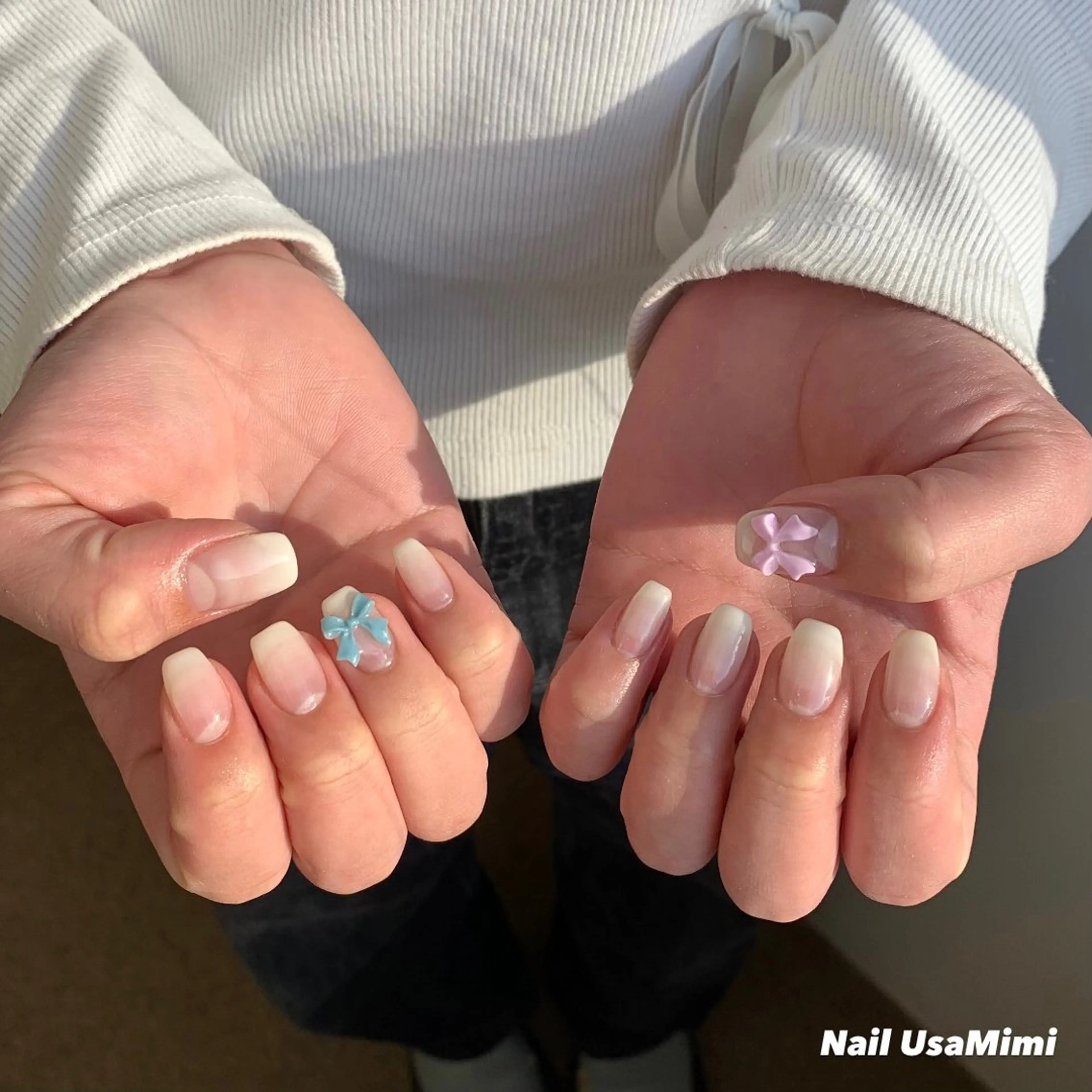 ネイル ジェルネイル マグネットネイル 持ち込み ワンカラーネイル パラジェル 本町ネイルNail UsaMimiのネイルデザイン
