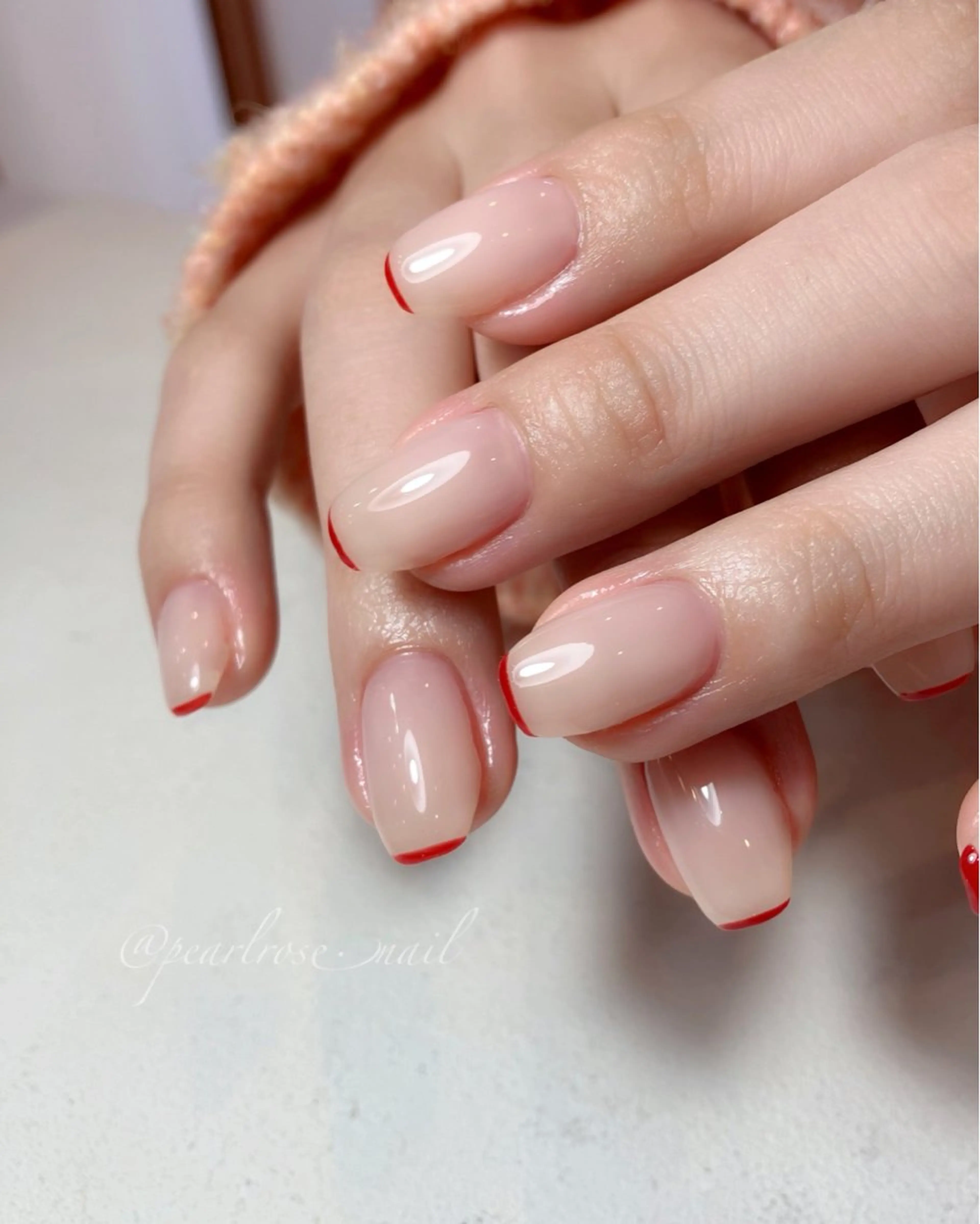 ネイル オフィスネイル バレンタイン ハンドネイル Pearl Rose所属・PEARL ROSE パールローズのその他イメージ