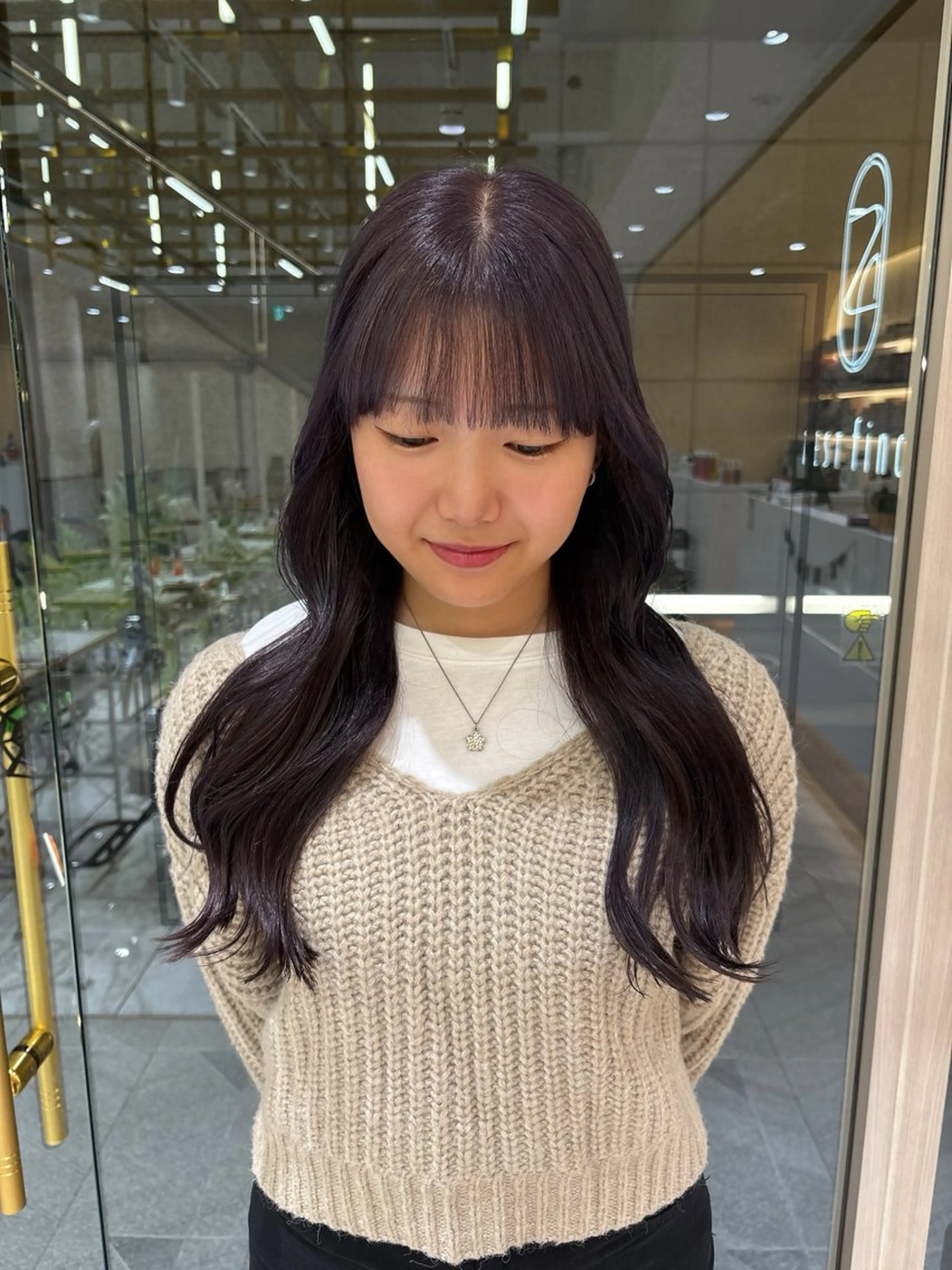 ロング カラー カット ヘアカラー 🦋sana🦋 似合わせカット✁のヘアスタイル