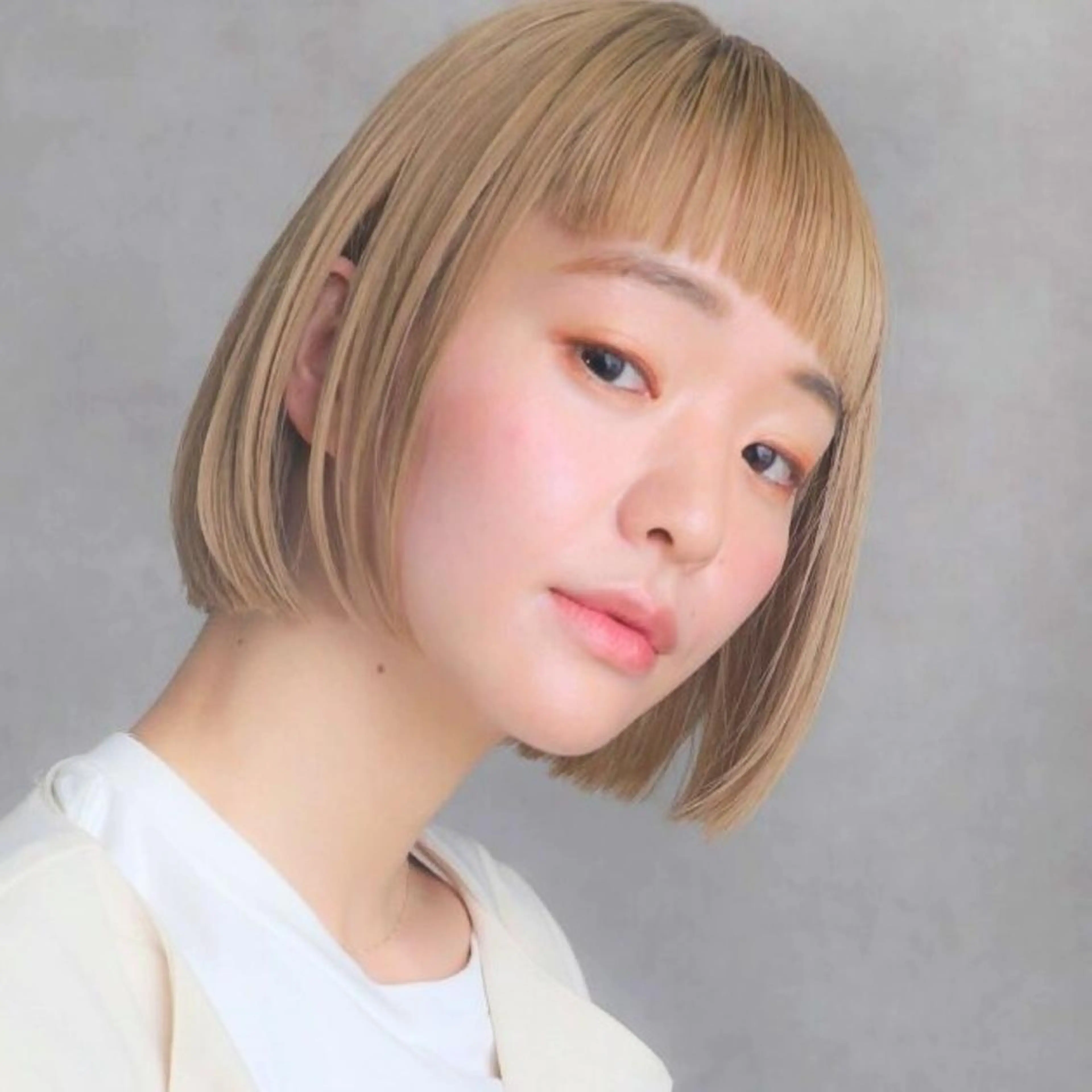 ショート ボブ ショートボブ縮毛矯正 特化◇阿武隈川 弘のヘアスタイル