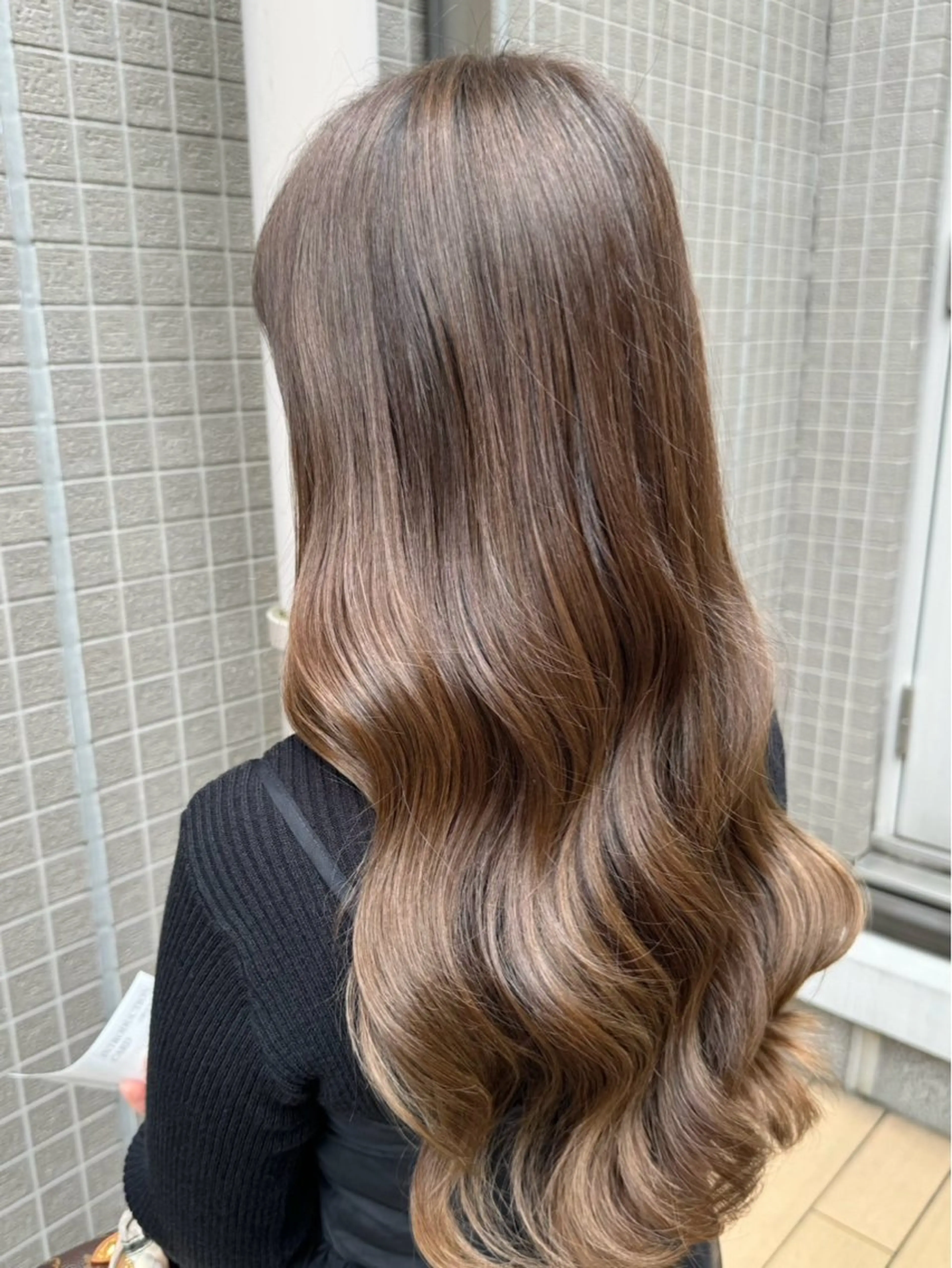 ロング カラー カット ヘアカラー トリートメント SLOW by opsia所属・髪質改善✨️🍀 曳舟FUKUDAのヘアスタイル