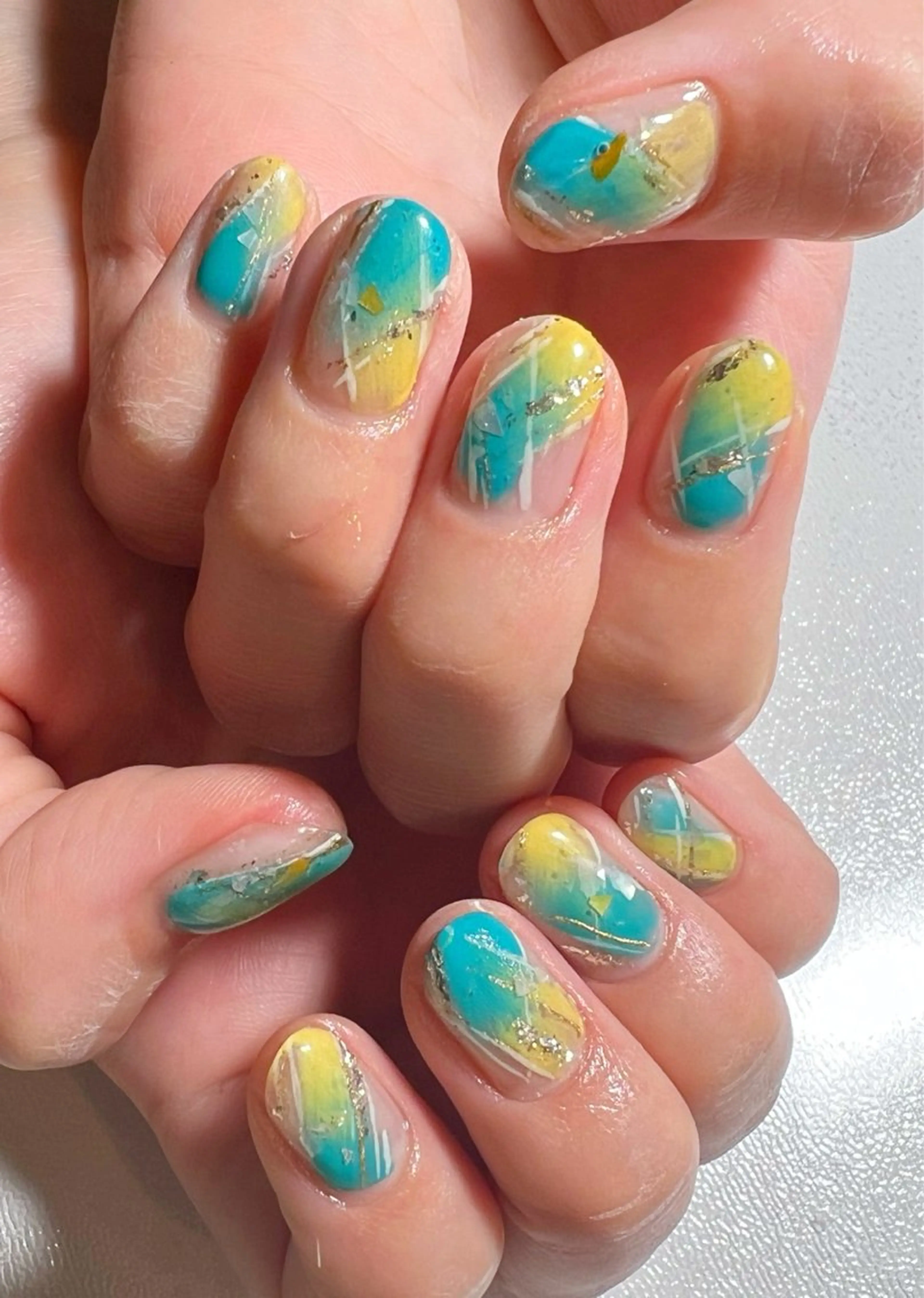ネイル 春ネイル ハンドネイル private salon mieのネイルデザイン