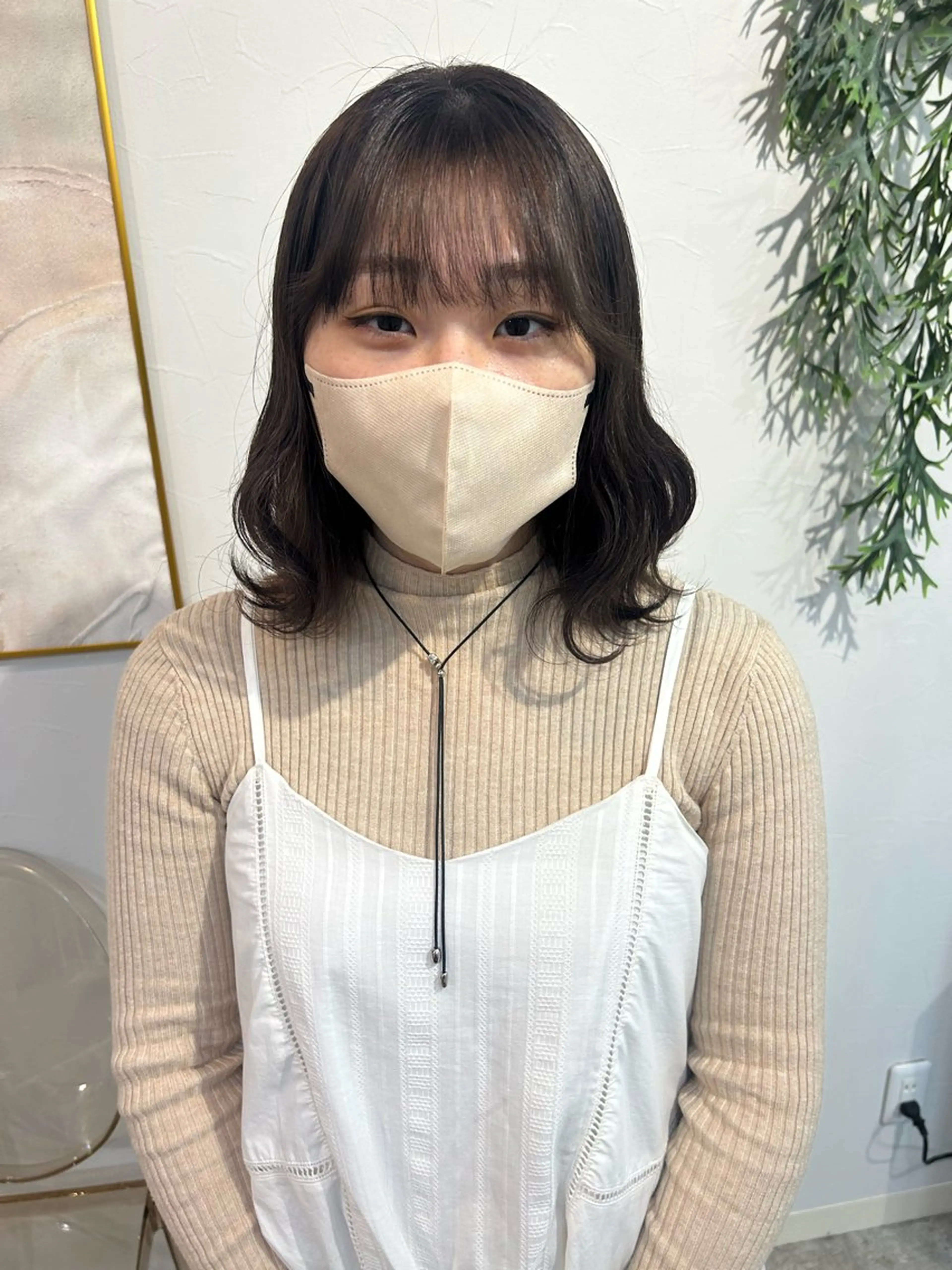 カラー グレージュ ヘアカラー [lani ] konatsuのヘアスタイル