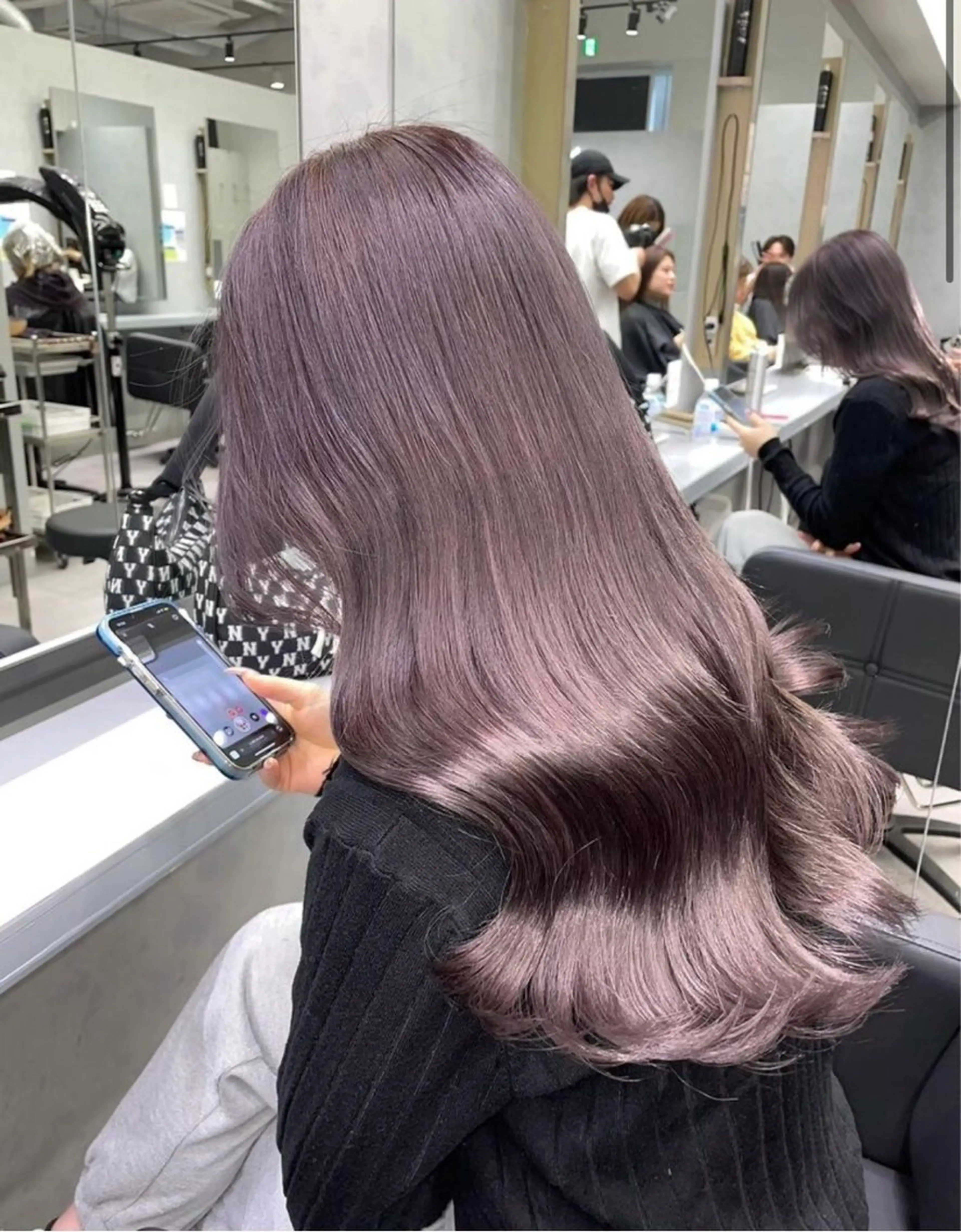 ロング カラー ブリーチ ダブルカラー トリートメント loa所属・mei/中目黒/ アイドル風/ガーリーのヘアスタイル