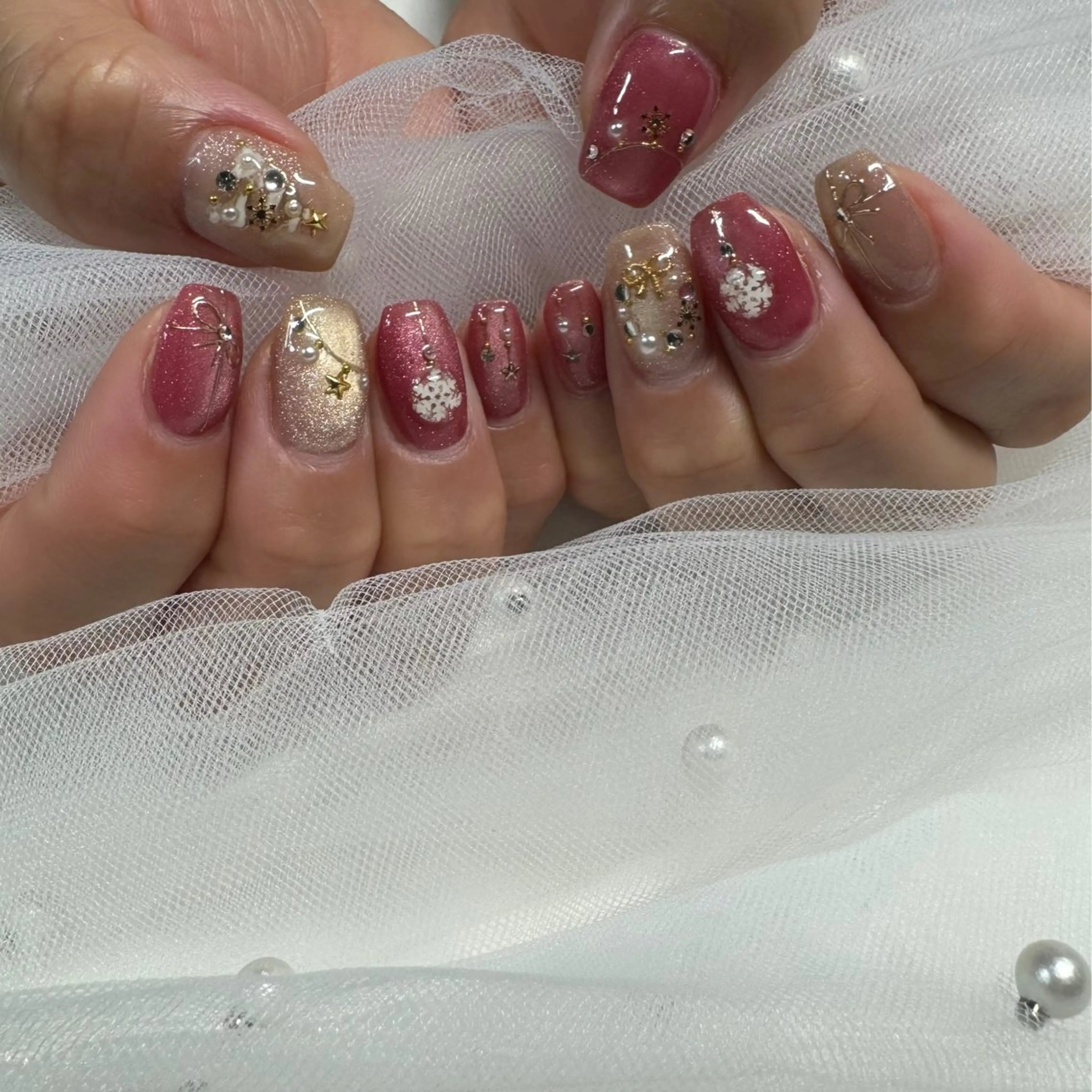 ネイル ジェルネイル 東 千夏のネイルデザイン