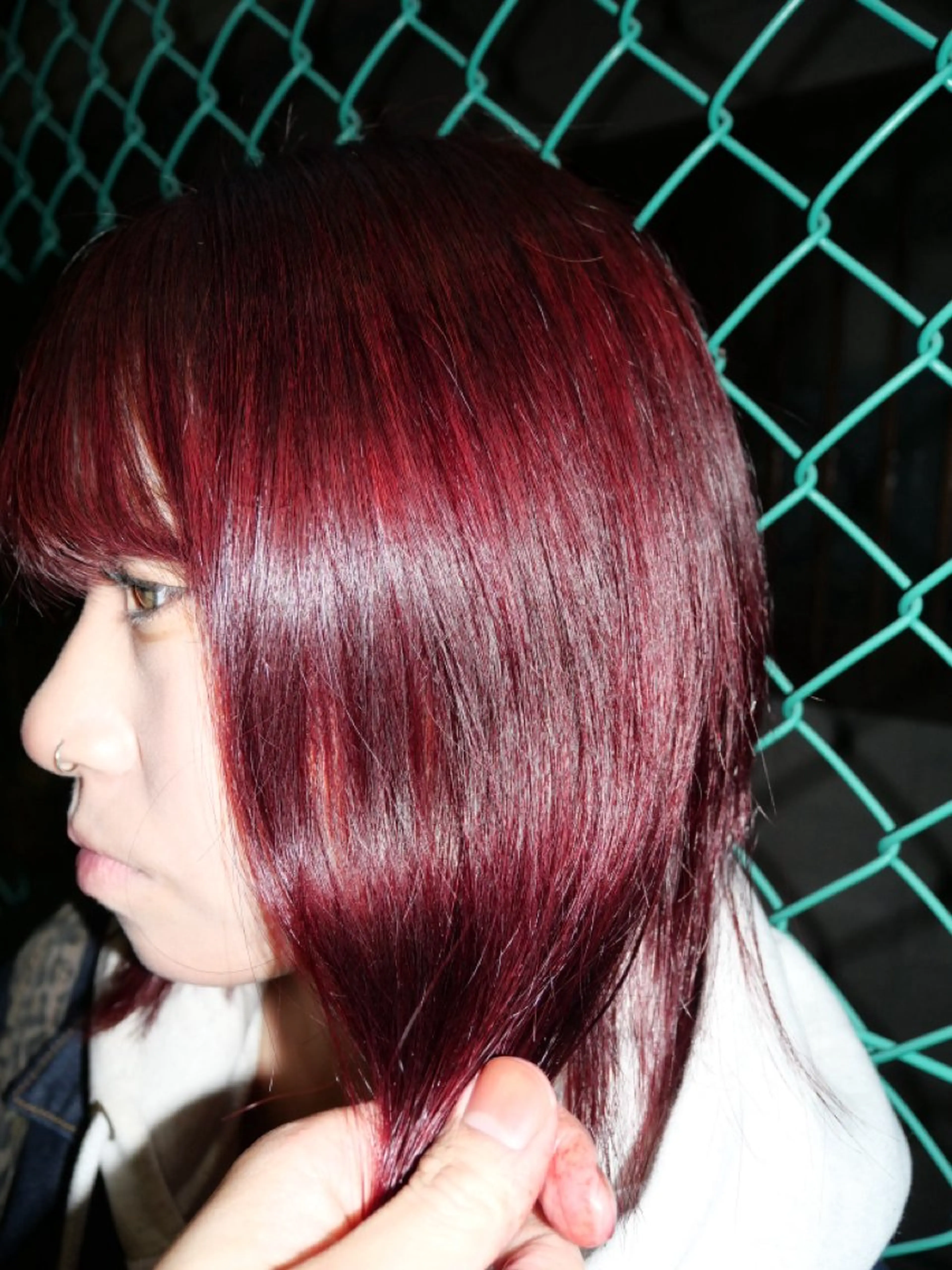 ミディアム カットモデル FILMSりくのヘアスタイル