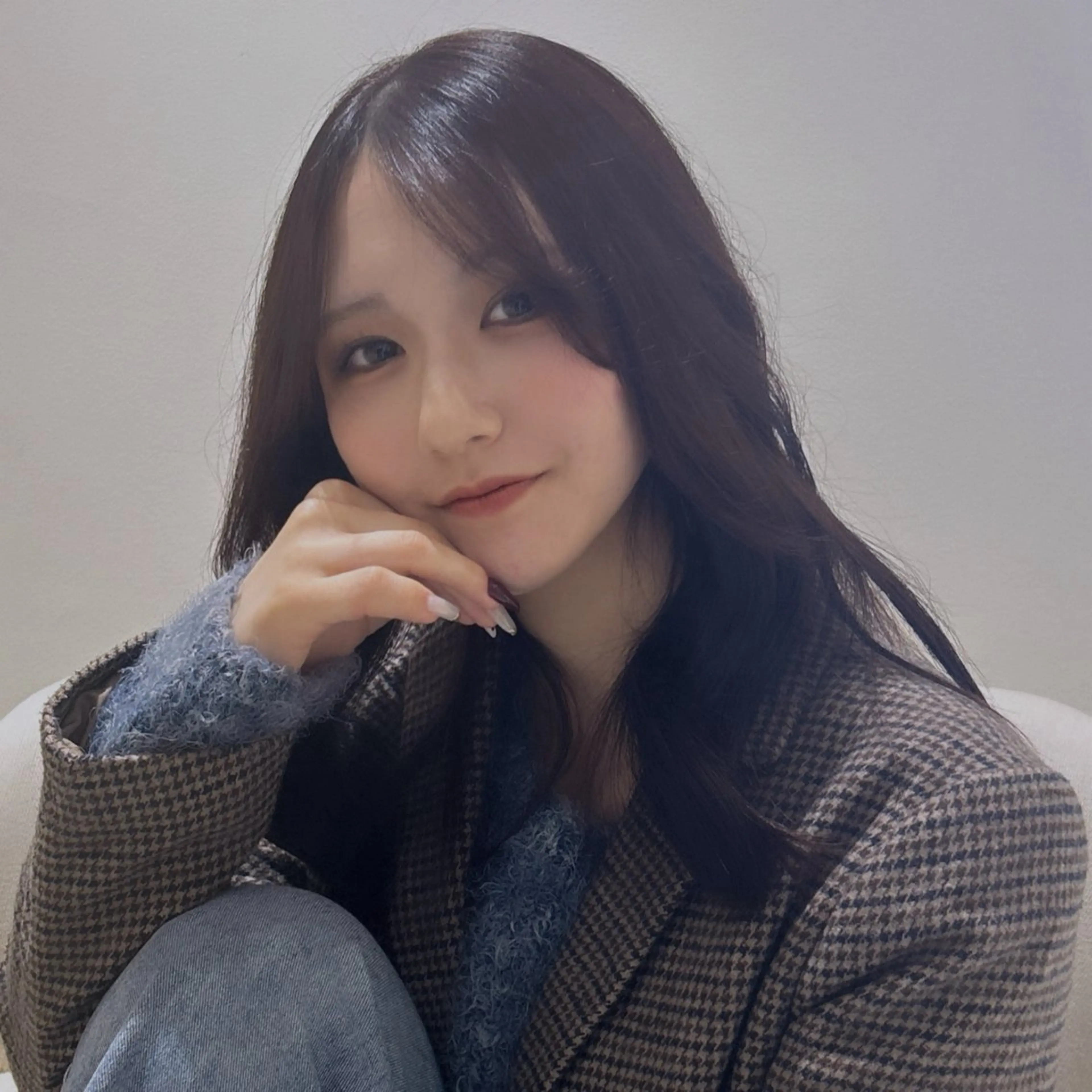 ロング ヘアカラー トリートメント 艶髪✖️透明感/ 暗髪/AOIのヘアスタイル