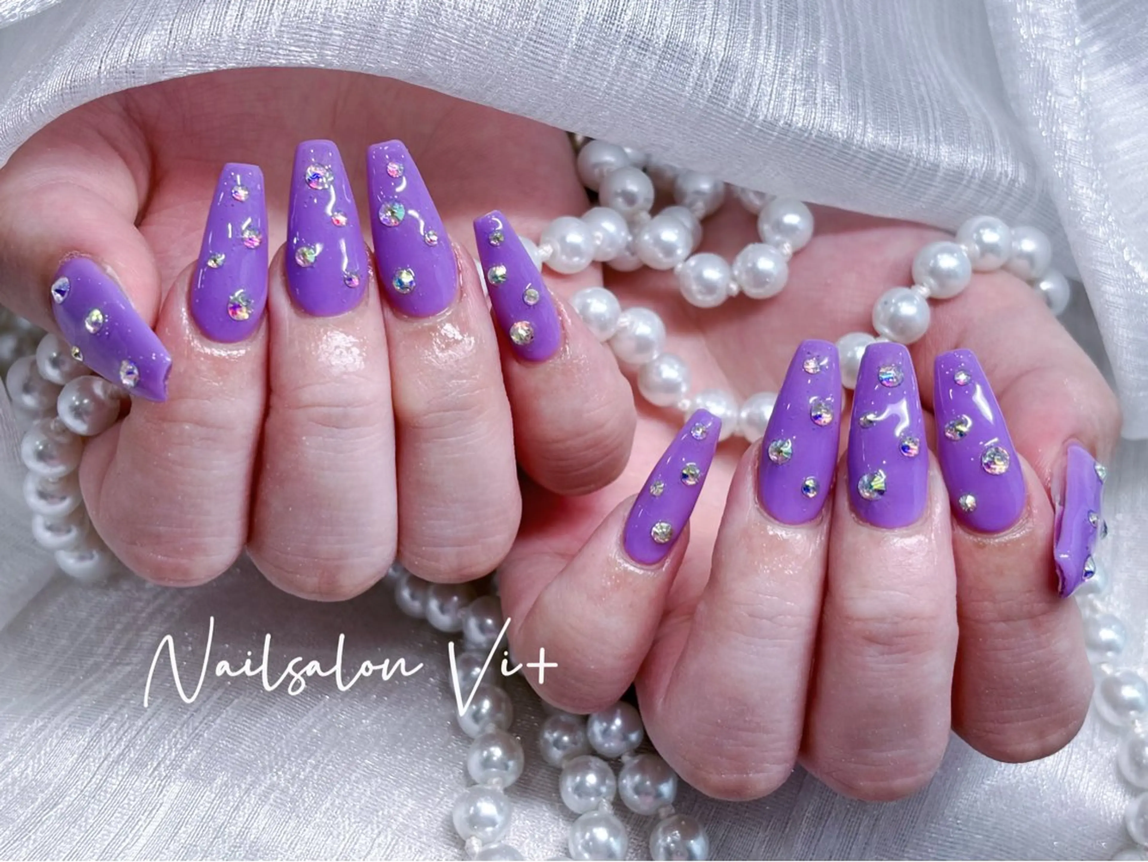 ネイル ハンドネイル Nailsalon Vi+ももか🩷のネイルデザイン