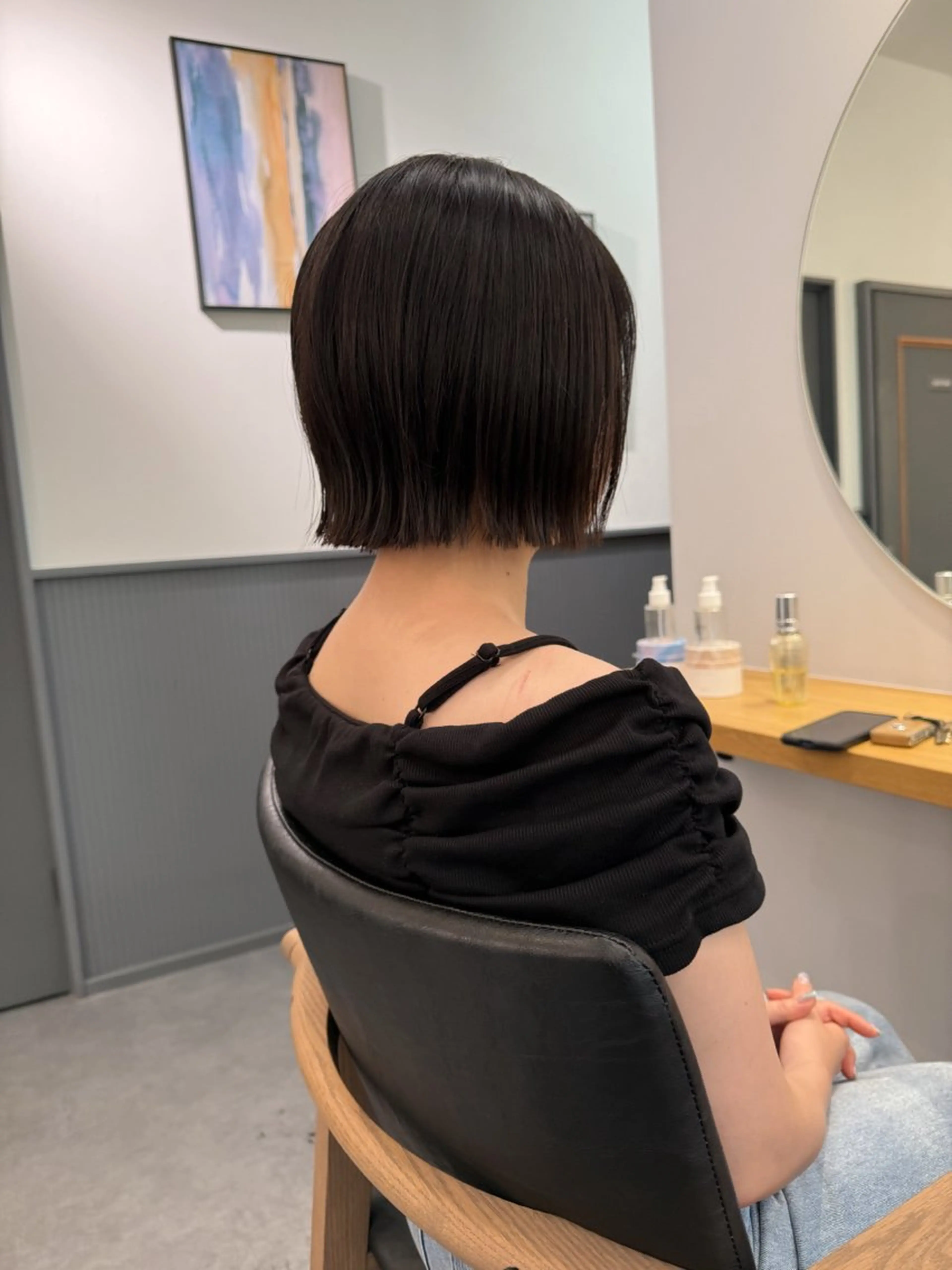 ショート ボブ カット トリートメント こもり なおやのヘアスタイル