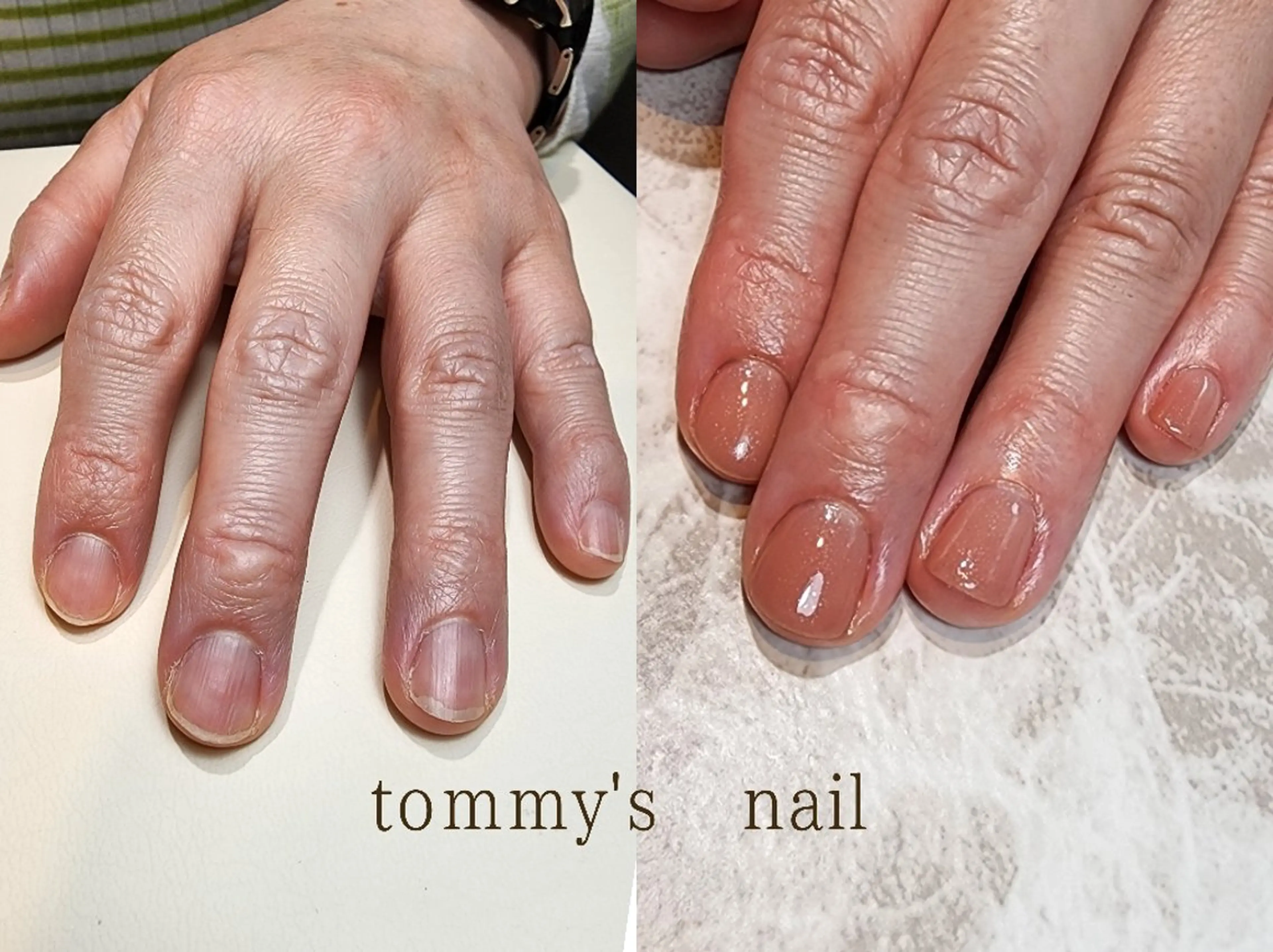 ネイル ジェルネイル グラデーション ラメ(グリッター) ラメグラデーション ミラーネイル ハンドネイル tommy's nail所属・福岡/若よもぎ蒸し 全身美容が叶うサロンのネイルデザイン