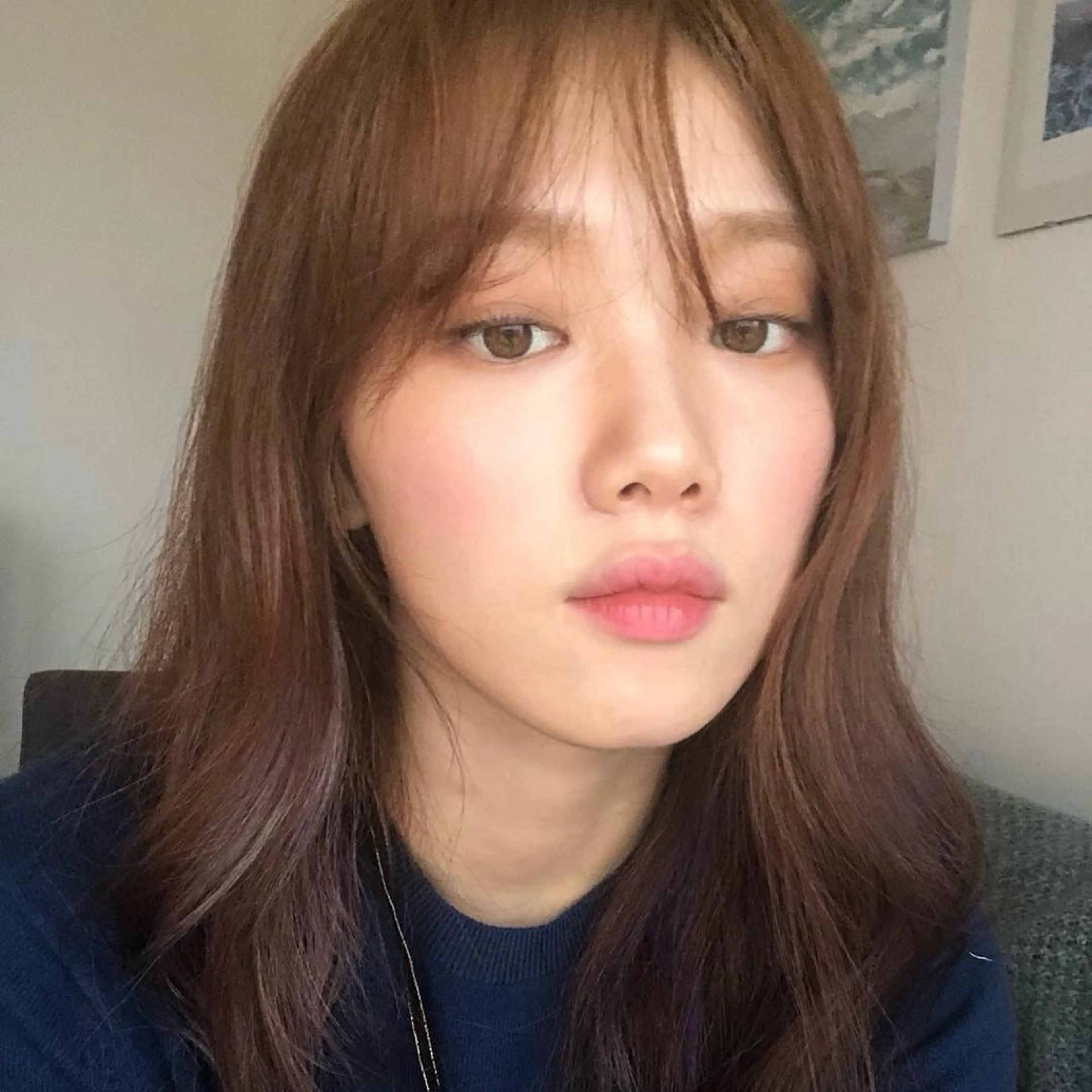 ロング カラー ブリーチ 透明感カラー ダブルカラー ブリーチなしカラー 顔まわりレイヤー カット ヘアカラー トリートメント nonoka/ レイヤー透明感カラーのヘアスタイル