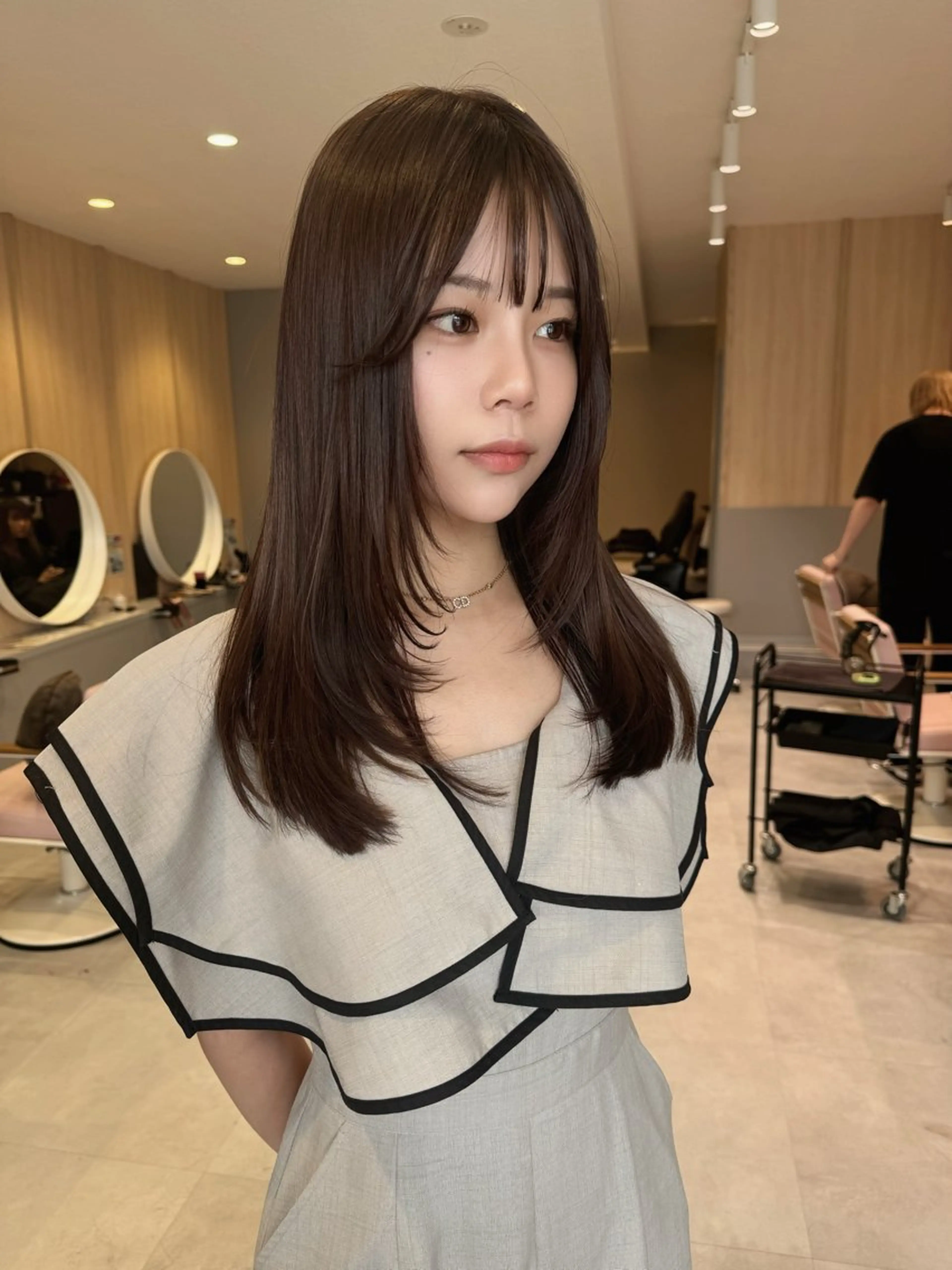 ロング カラー カット ヘアカラー トリートメント ✂️似合わせの魔術師 石田一樹✂️のヘアスタイル