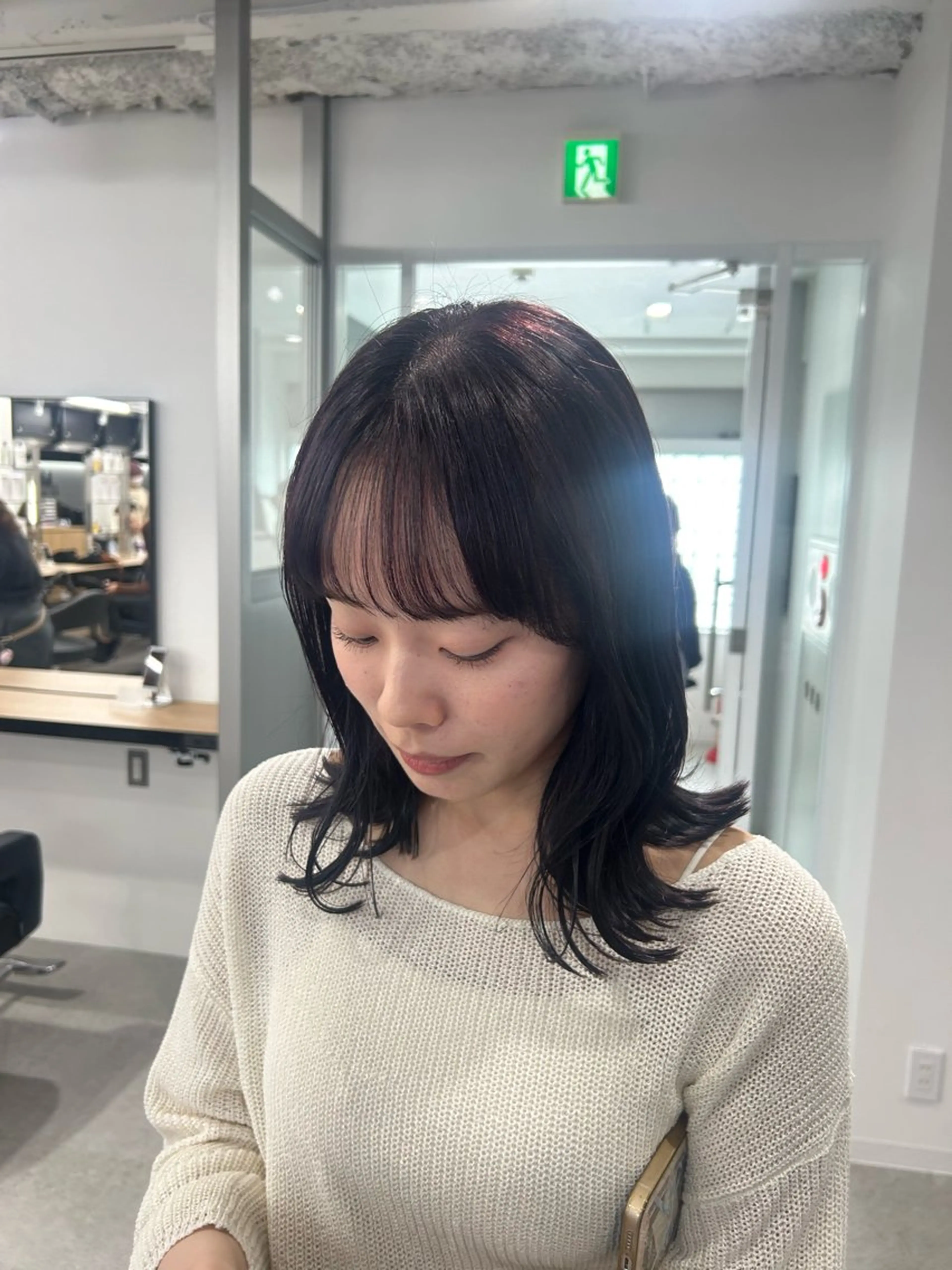 ミディアム カラー 愛結 暖色カラー🎀🩰のヘアスタイル