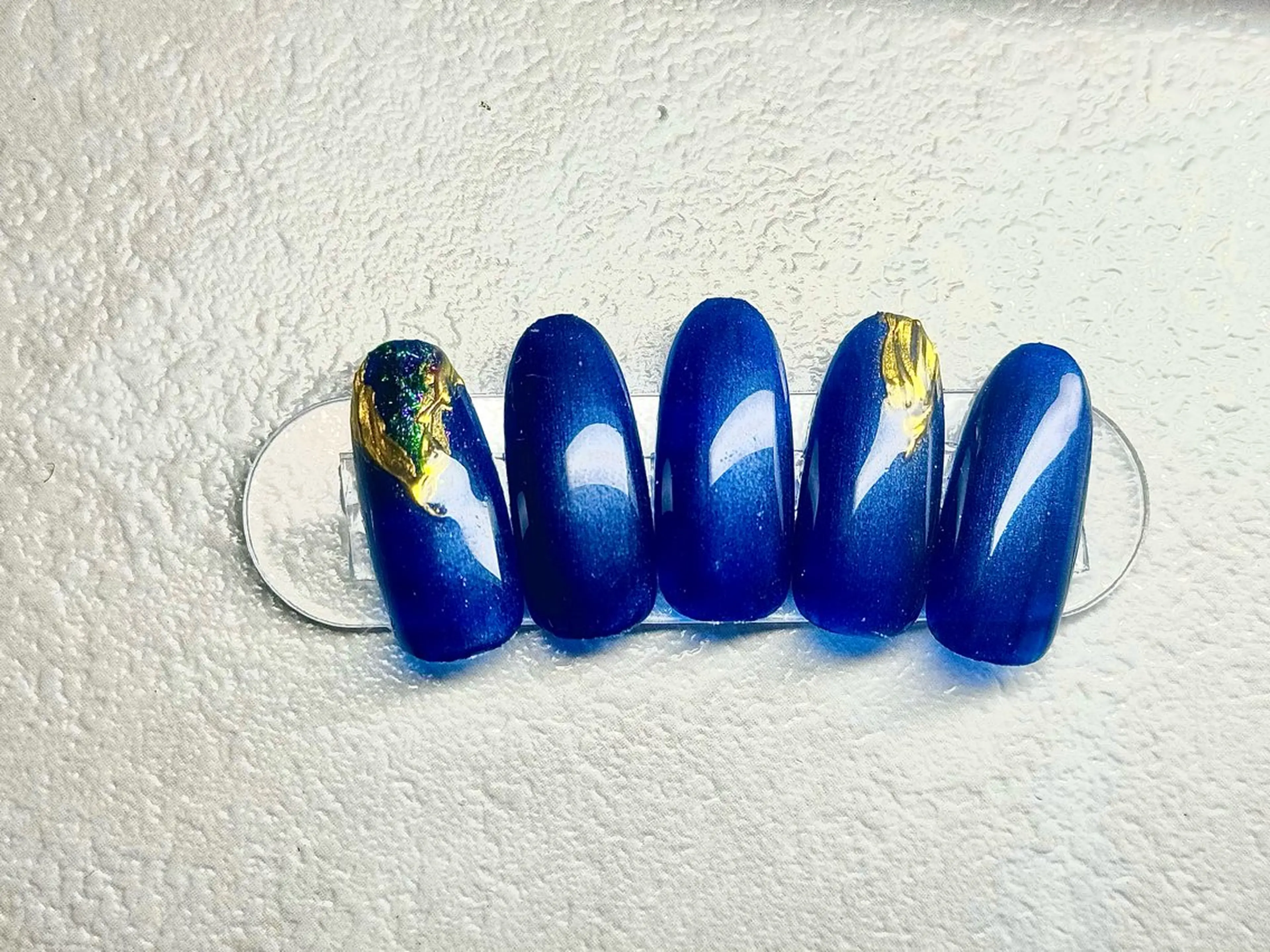 ネイル ブルー MILImili nailのネイルデザイン